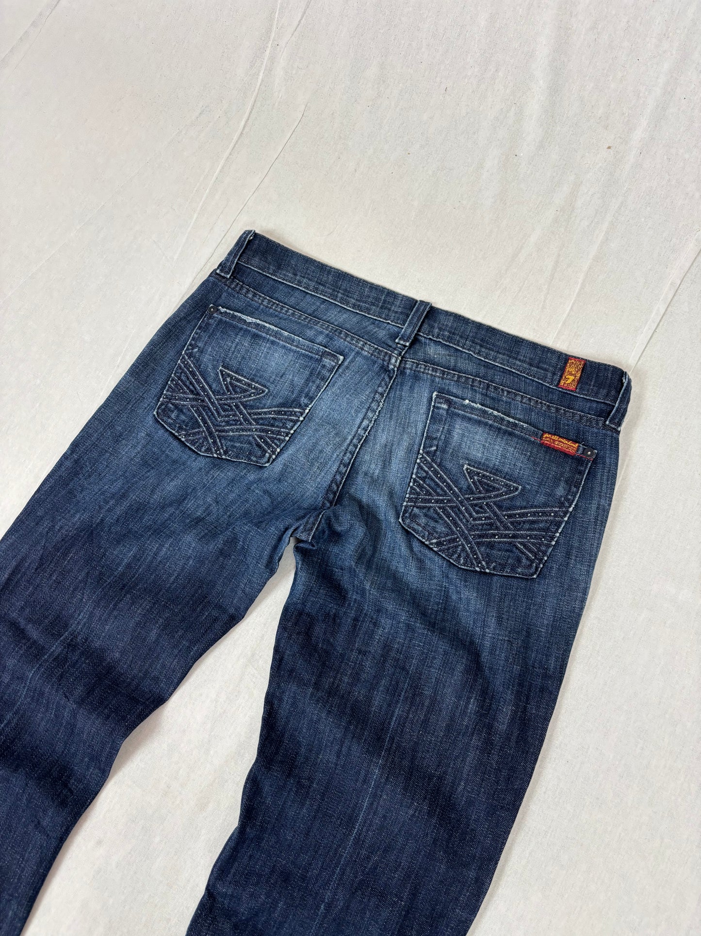 vintage Bootcut low waist denim (l Woman)