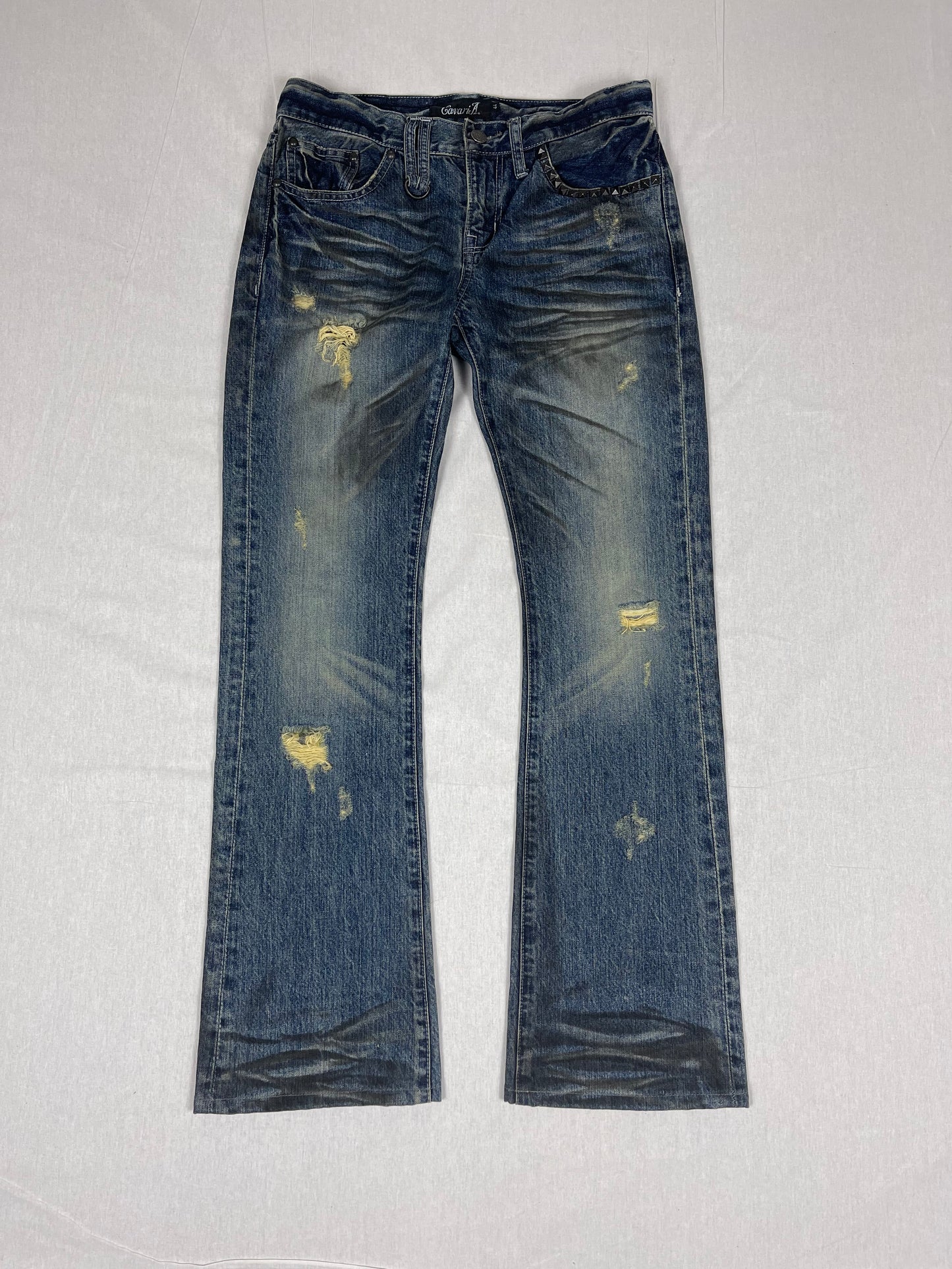 Japanese cavaria faded bootcut denim (W30/ M)