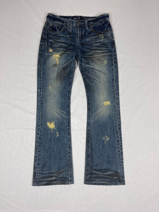 Japanese cavaria faded bootcut denim (W30/ M)