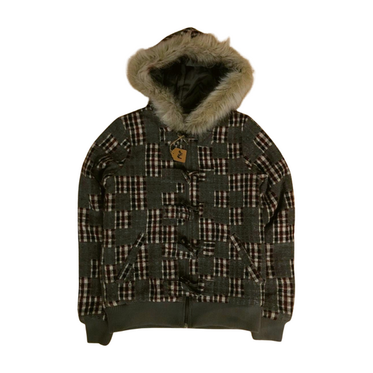 Stüssy woman fur hoodie (S)