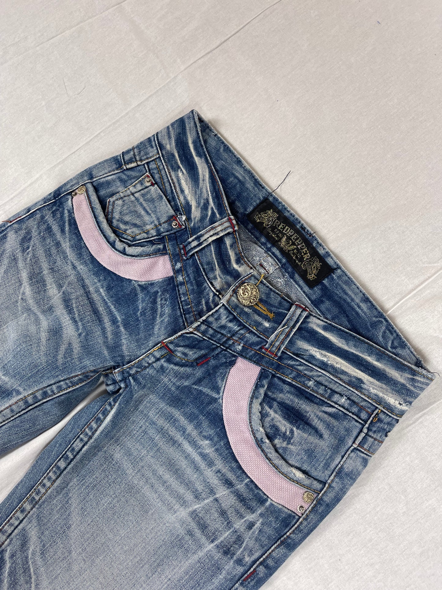 Red Pepper Japanese bootcut denim