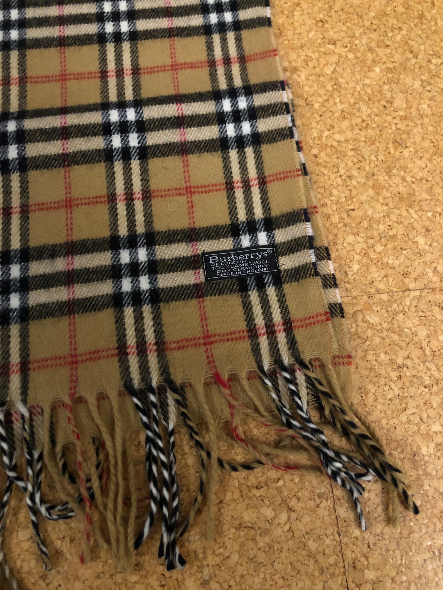 Vintage Burberry scarf
