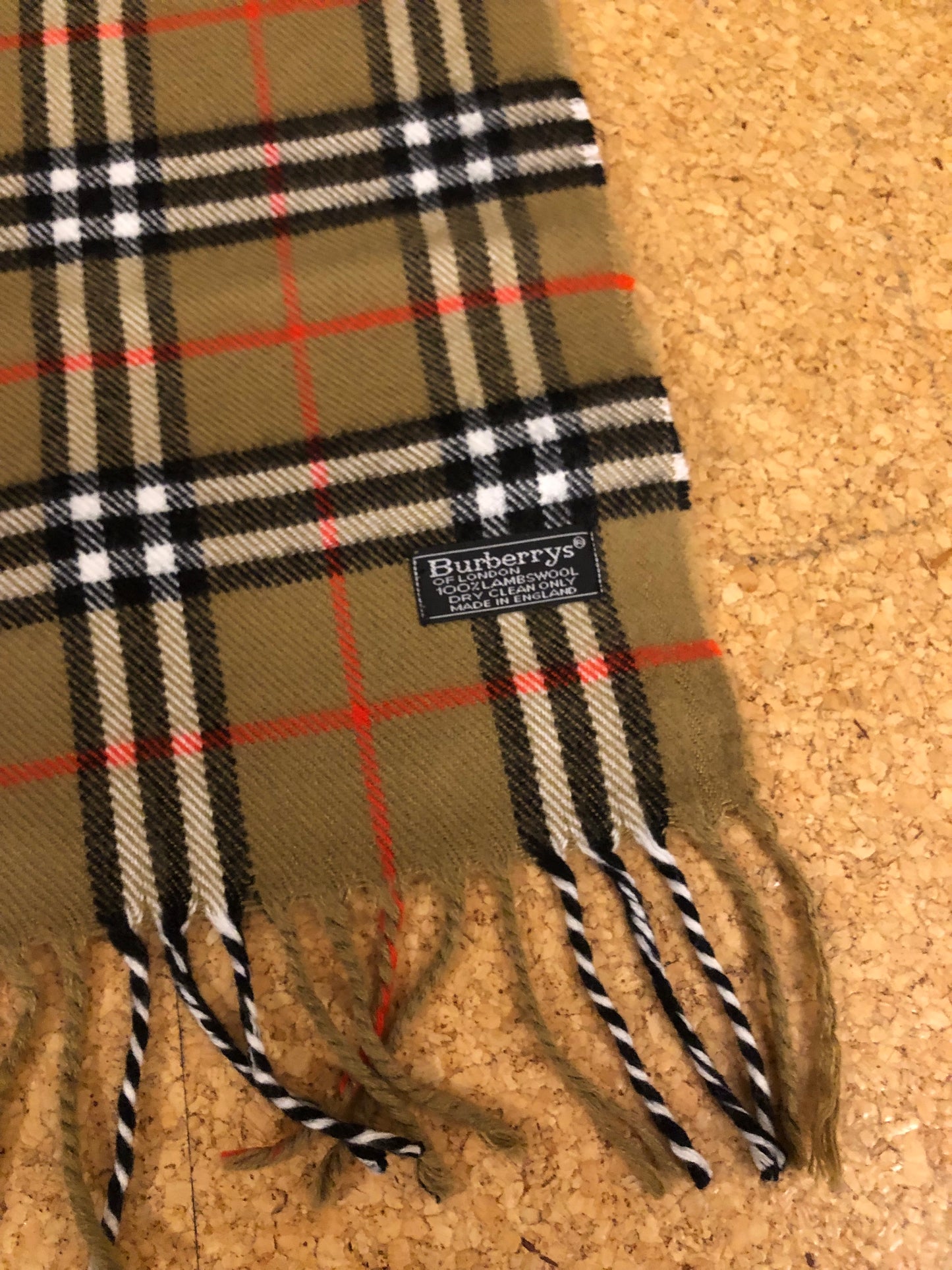 Vintage Burberry scarf