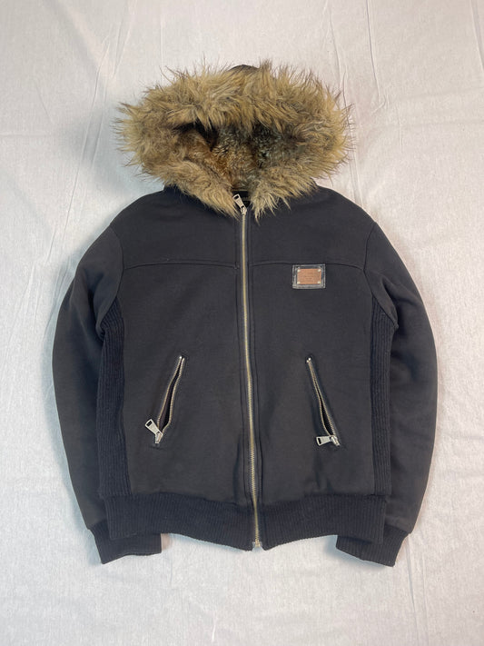 Dolce Gabbana fur Hoodie Jacket (S-M)
