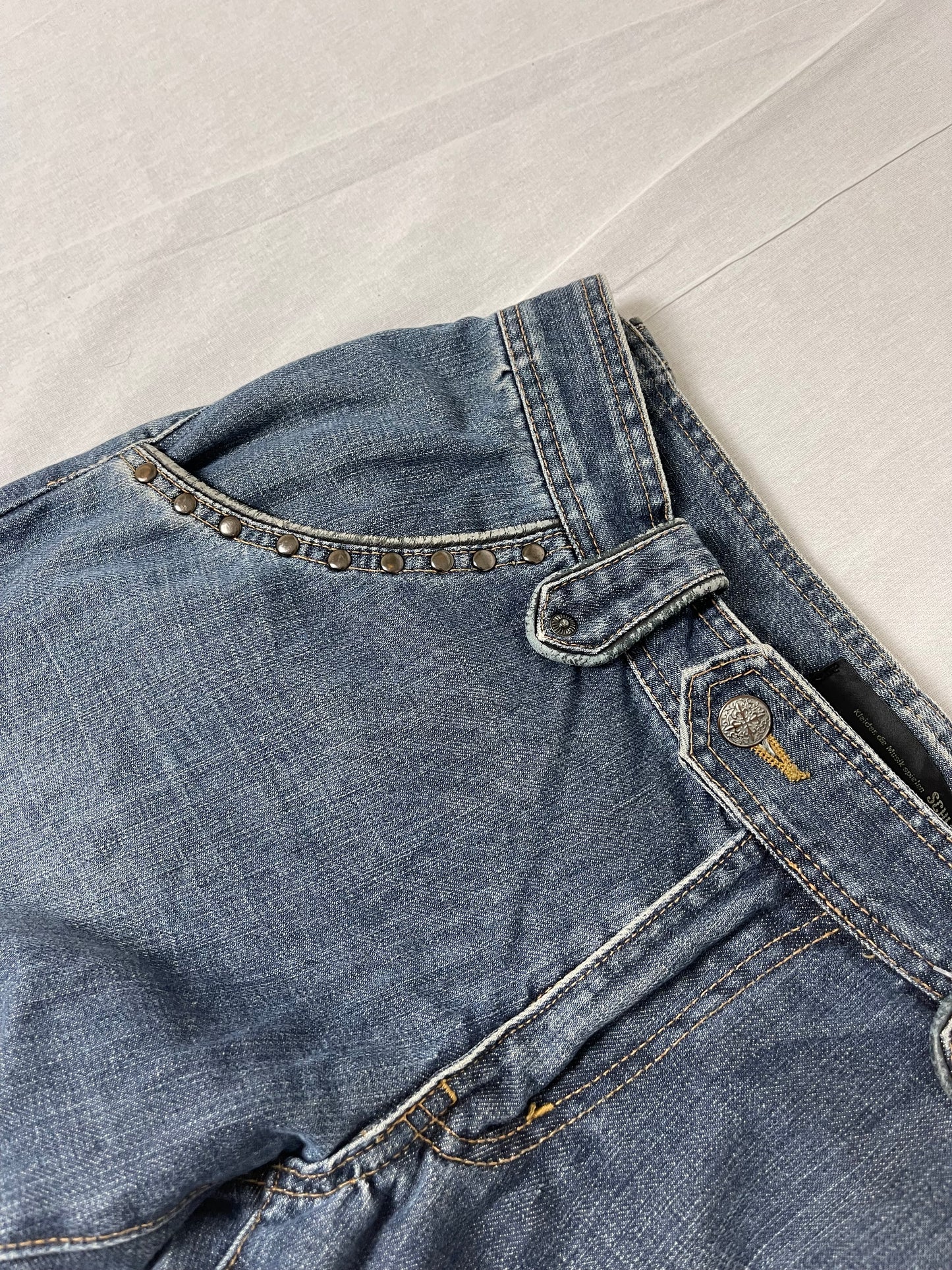 Schlussel leather Pocket Jeans (W32/ M)