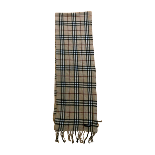 Vintage Burberry scarf beige
