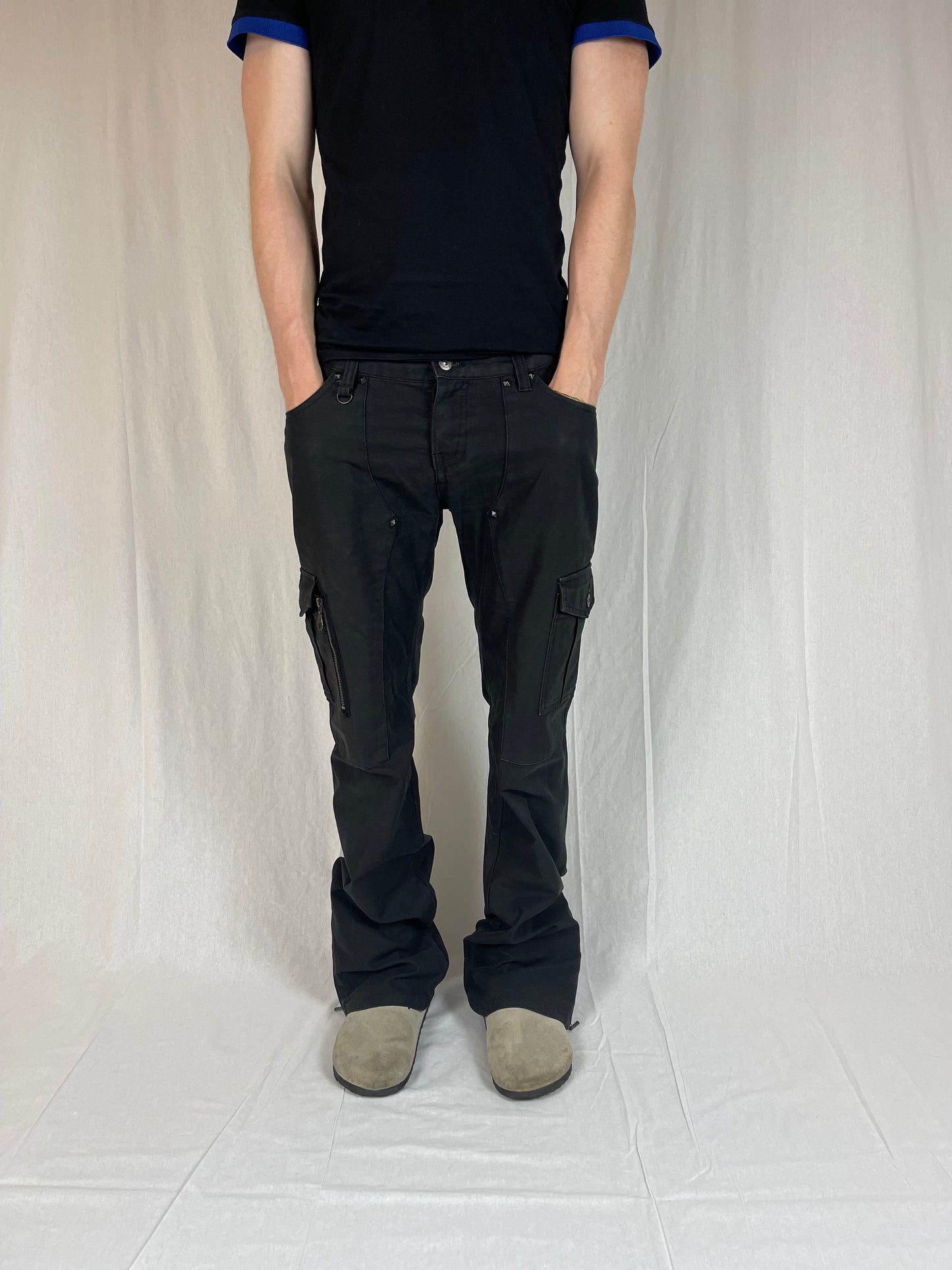 FUGA Japanese Flared cargo pants (W32/ M)