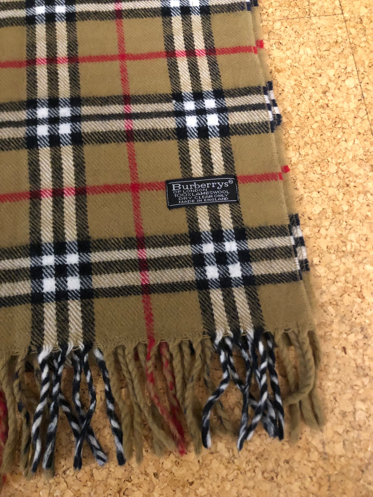 Vintage Burberry scarf