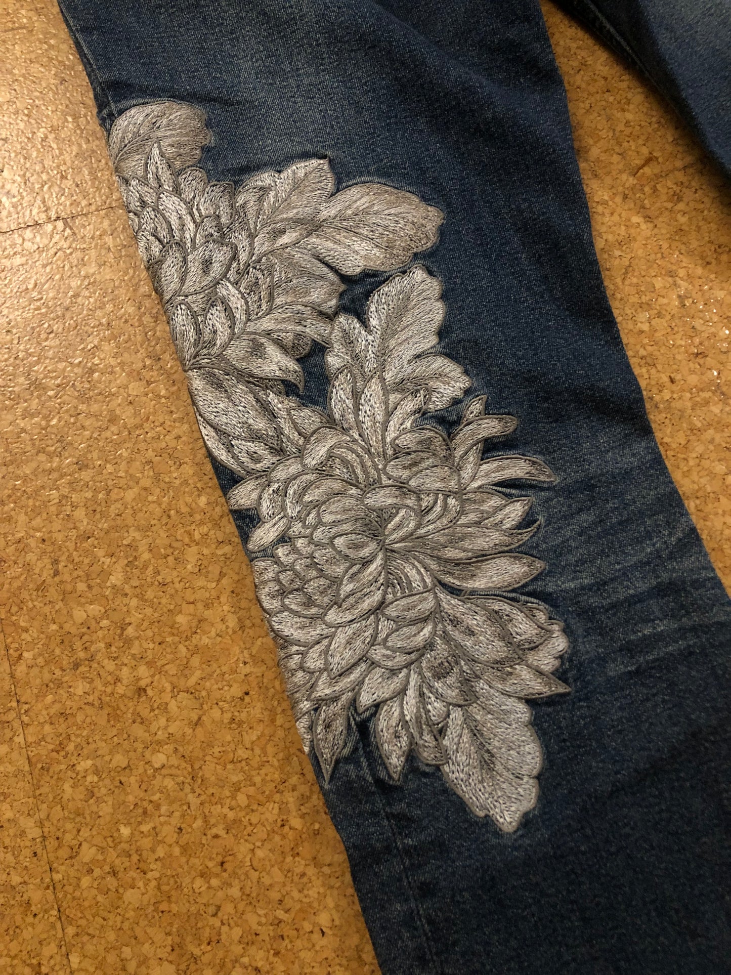 Karakuri Japanese bootcut denim (L)