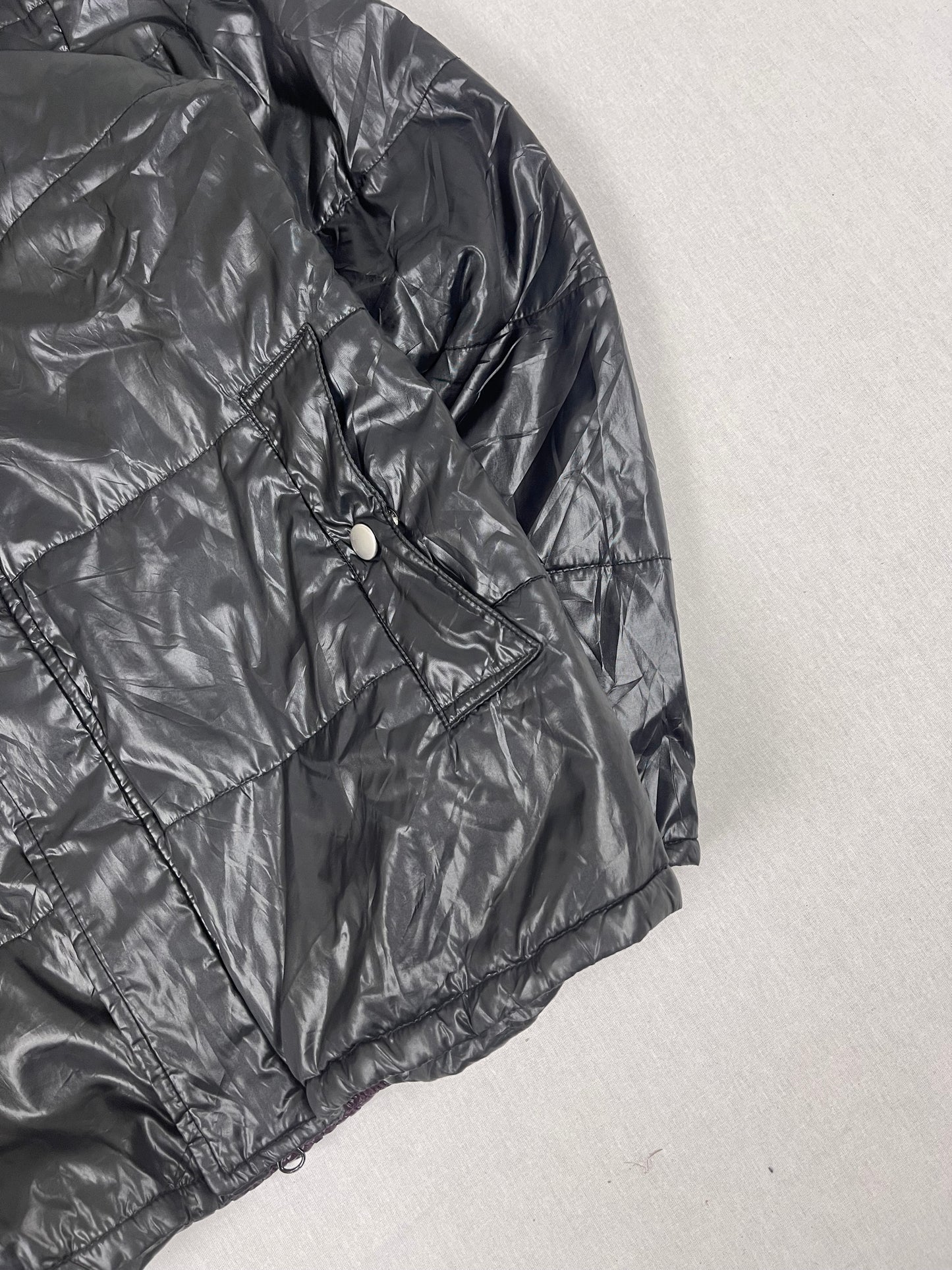 2000s Ppfm Puffer fur Jacket (M)