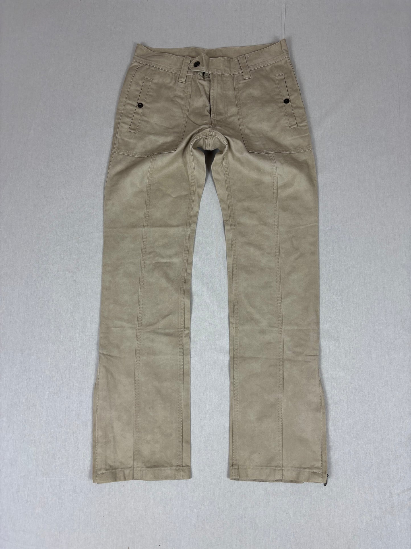 2000s 5351 Pour les Hommes Panelled bootcut pants (W28)