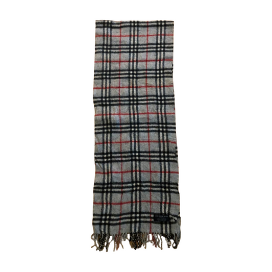 Vintage Burberry scarf grey