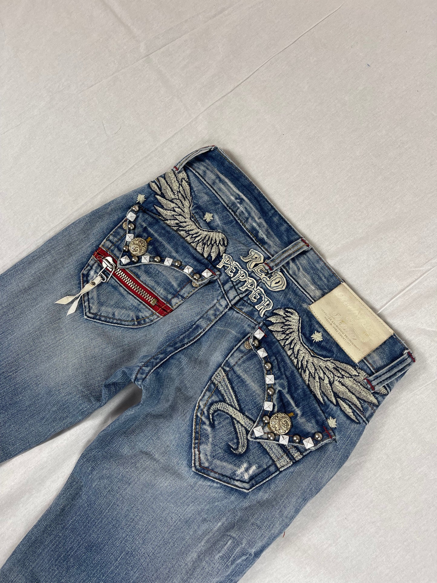 Red Pepper Japanese bootcut denim
