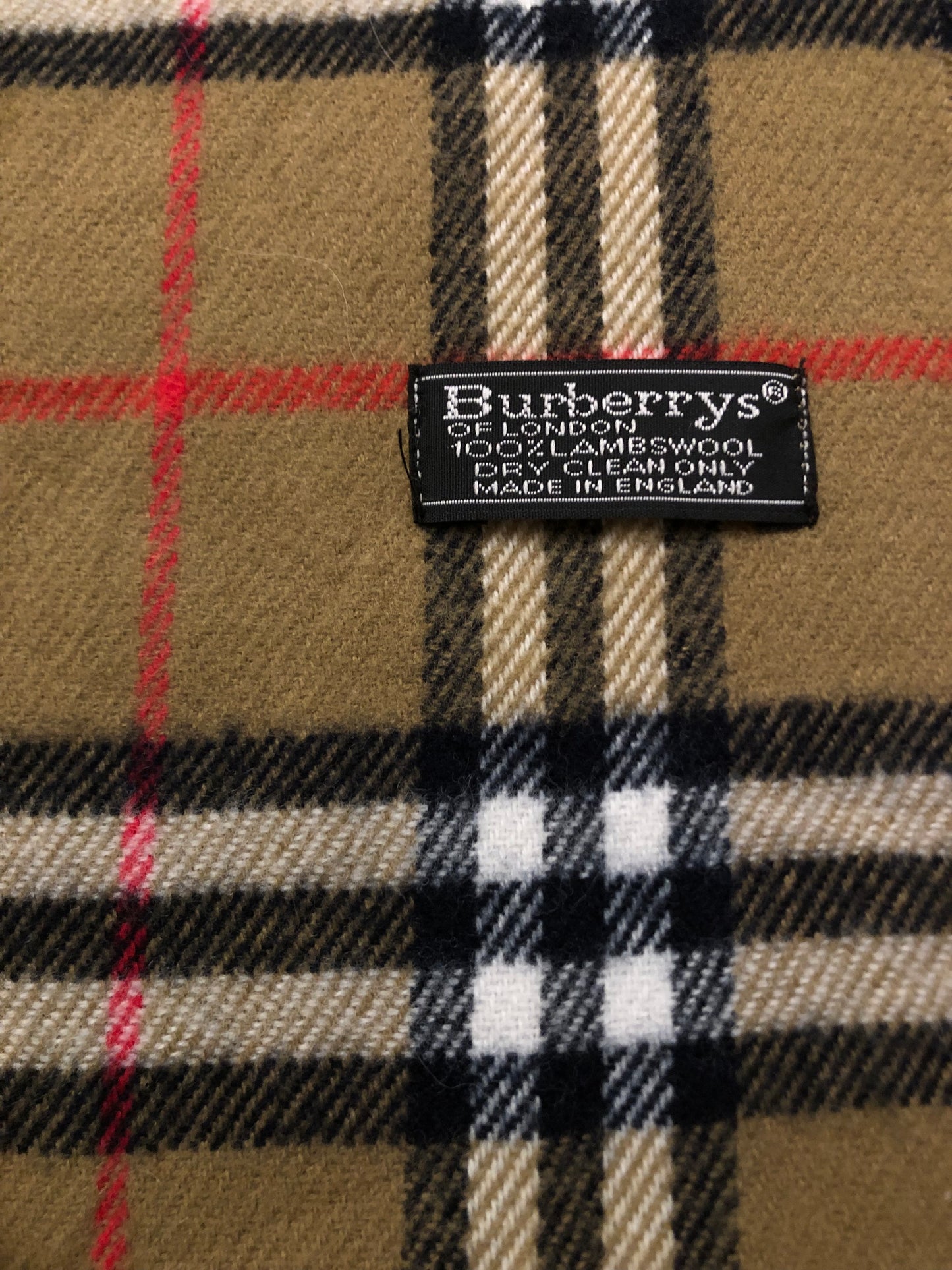 Vintage Burberry scarf
