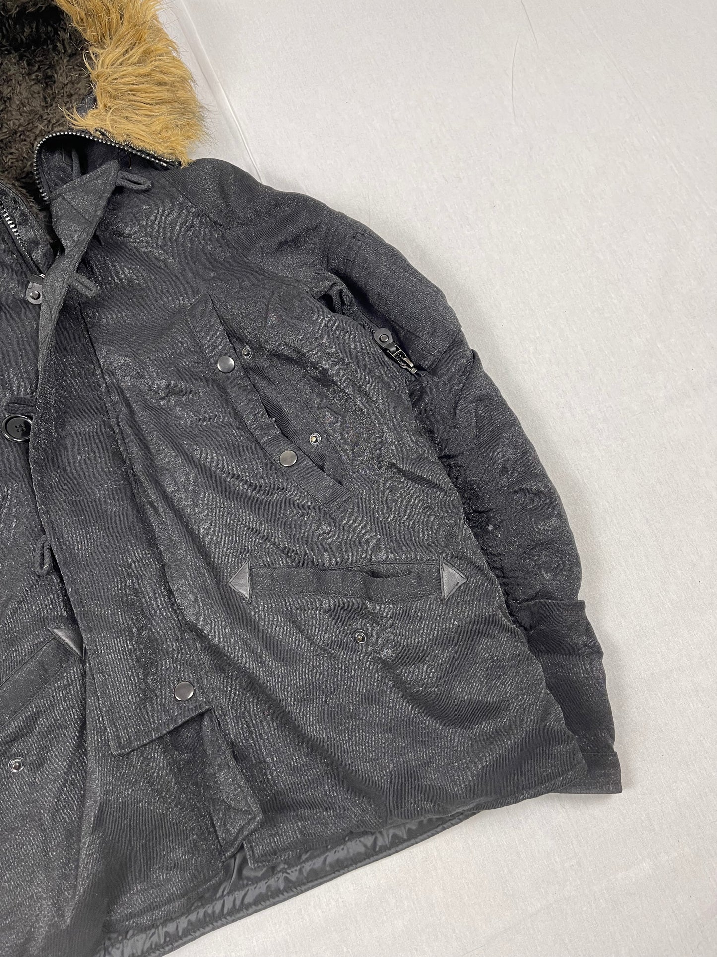 Japanese Fur hooded Jacket (s)