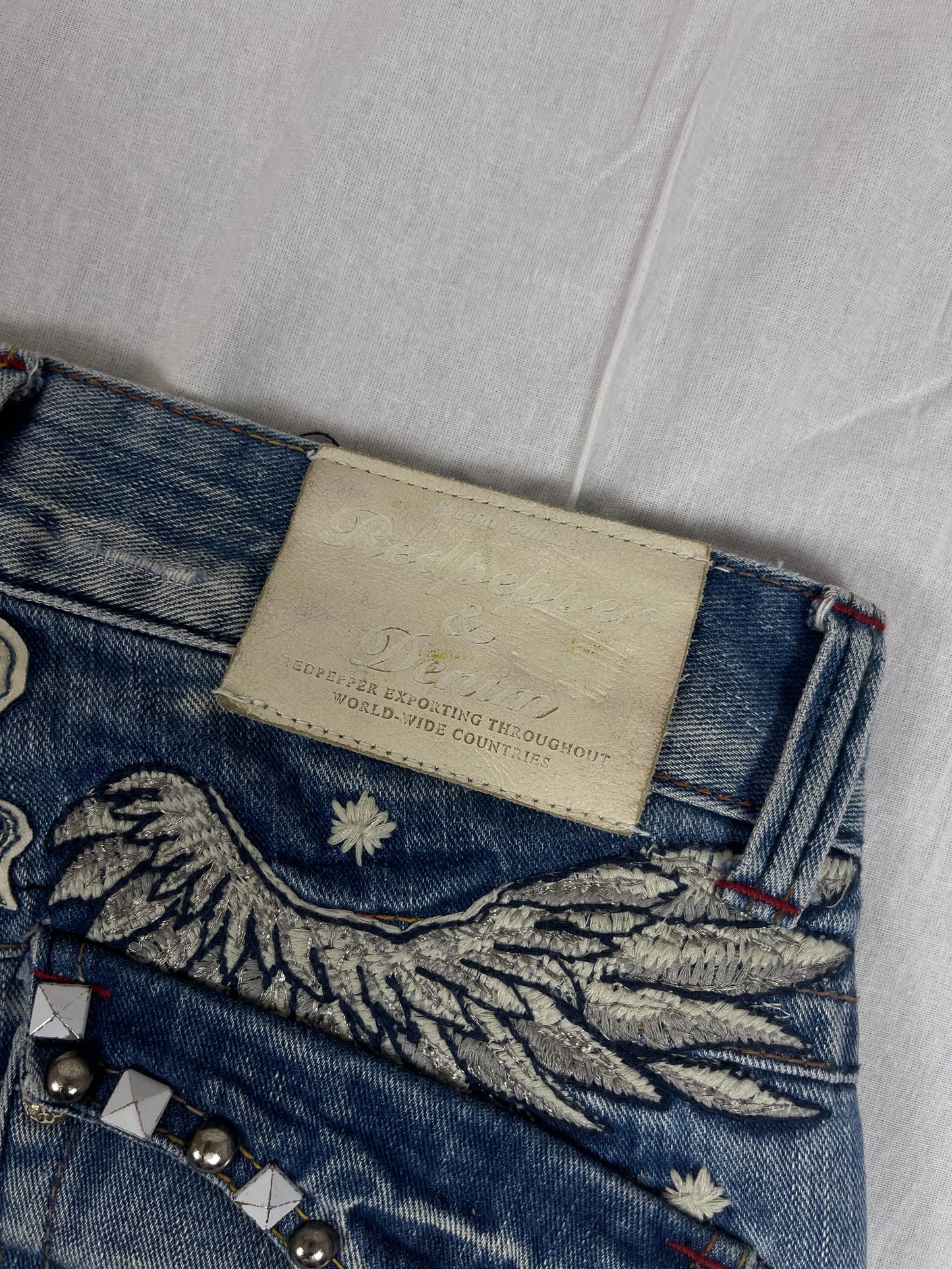 Red Pepper Japanese bootcut denim