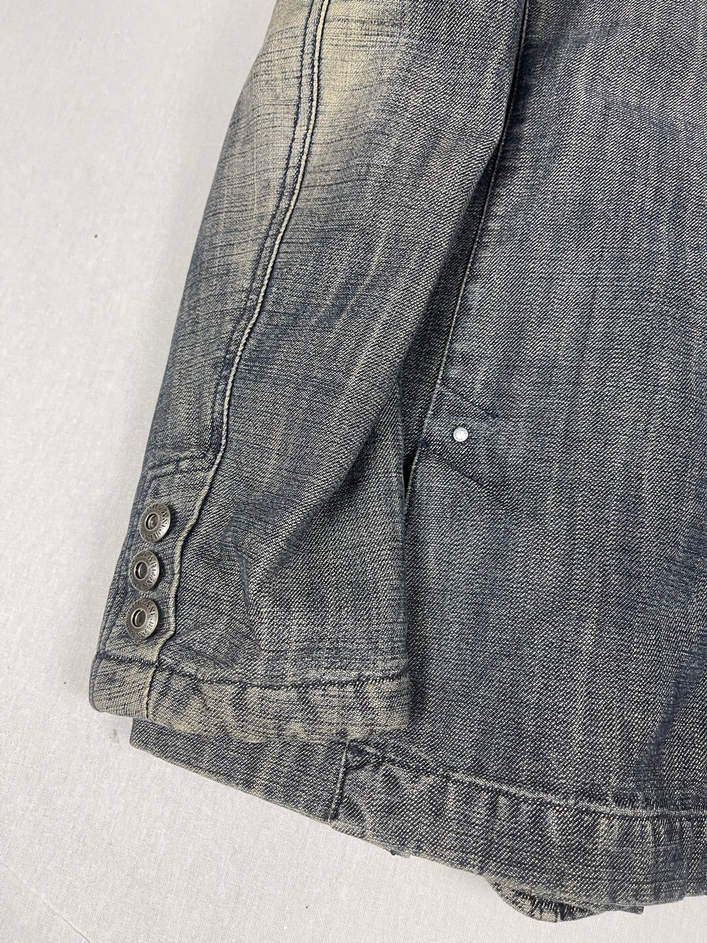 Armani layered denim Jacket (l-xl)