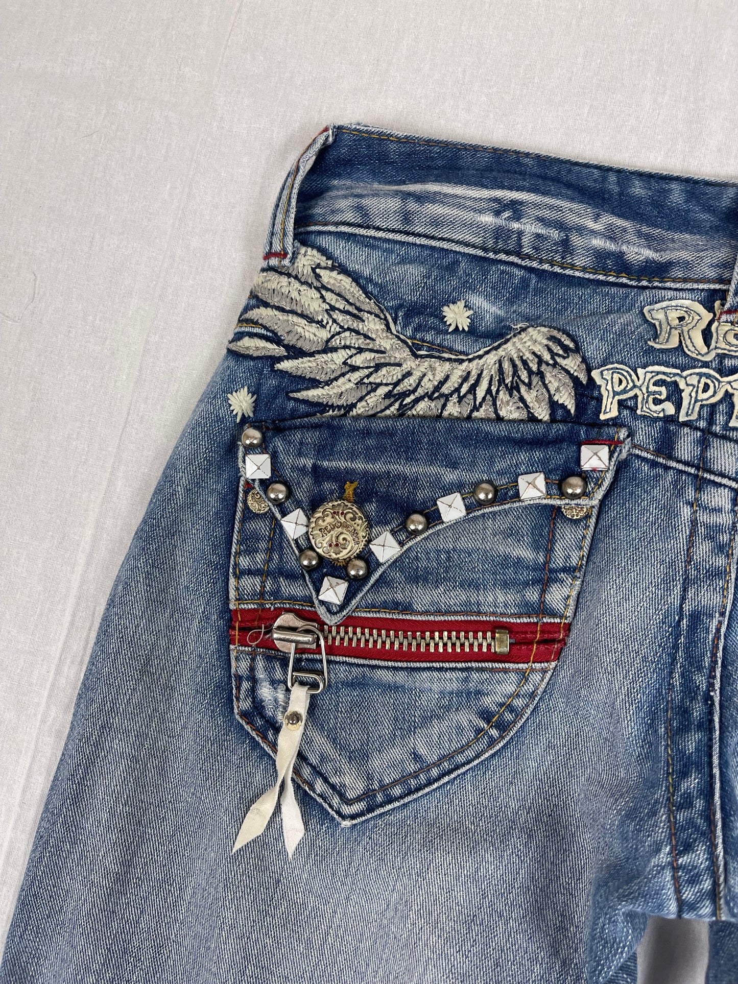 Red Pepper Japanese bootcut denim