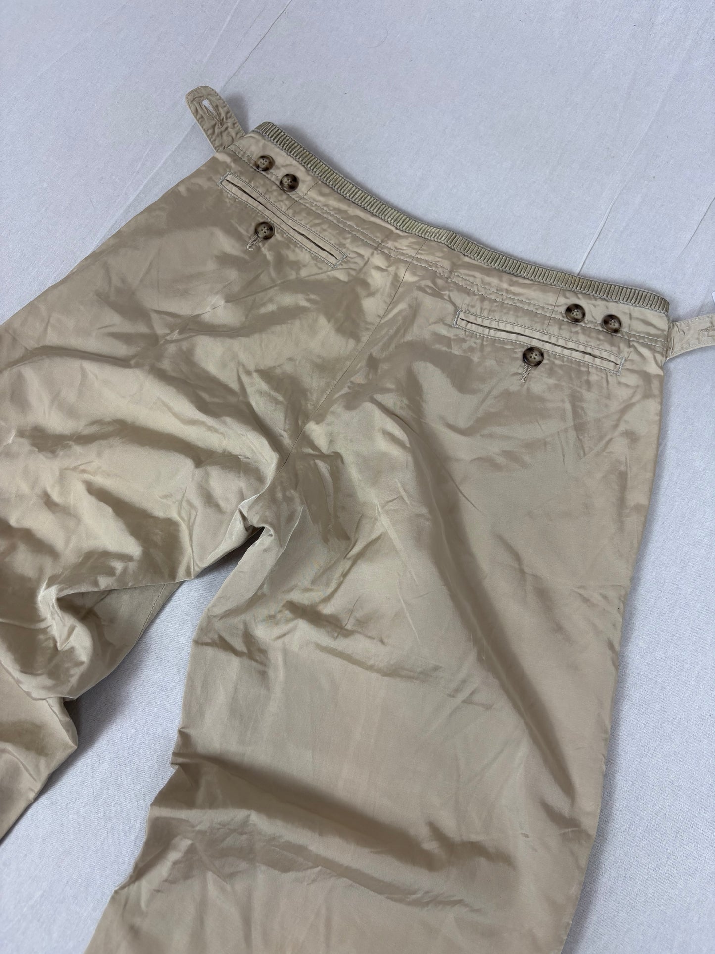2000s Emporio Armani golden Pants (W30)