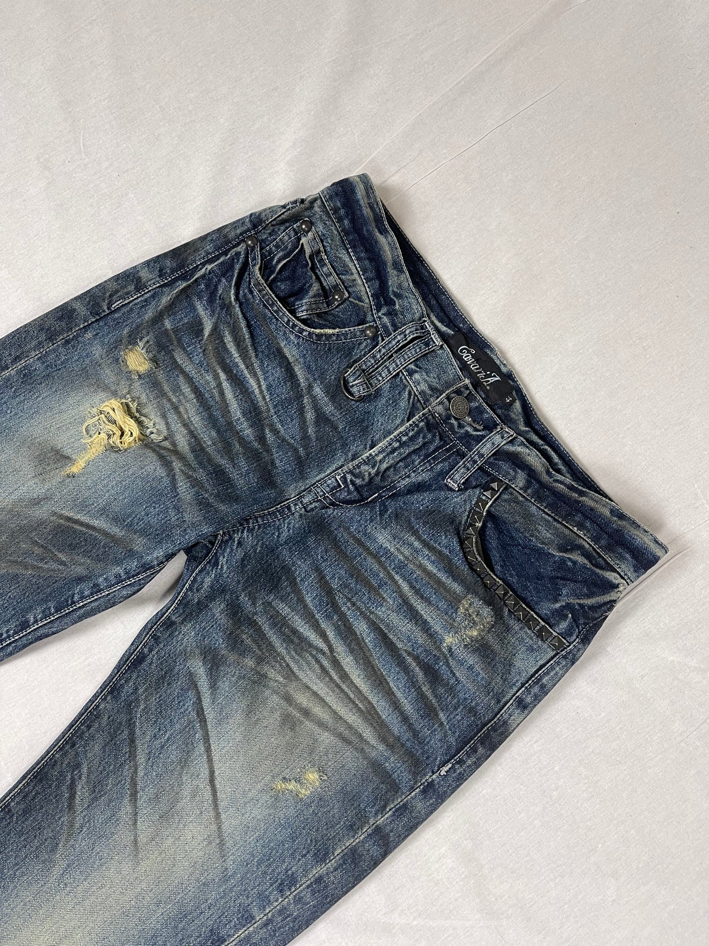 Japanese cavaria faded bootcut denim (W30/ M)