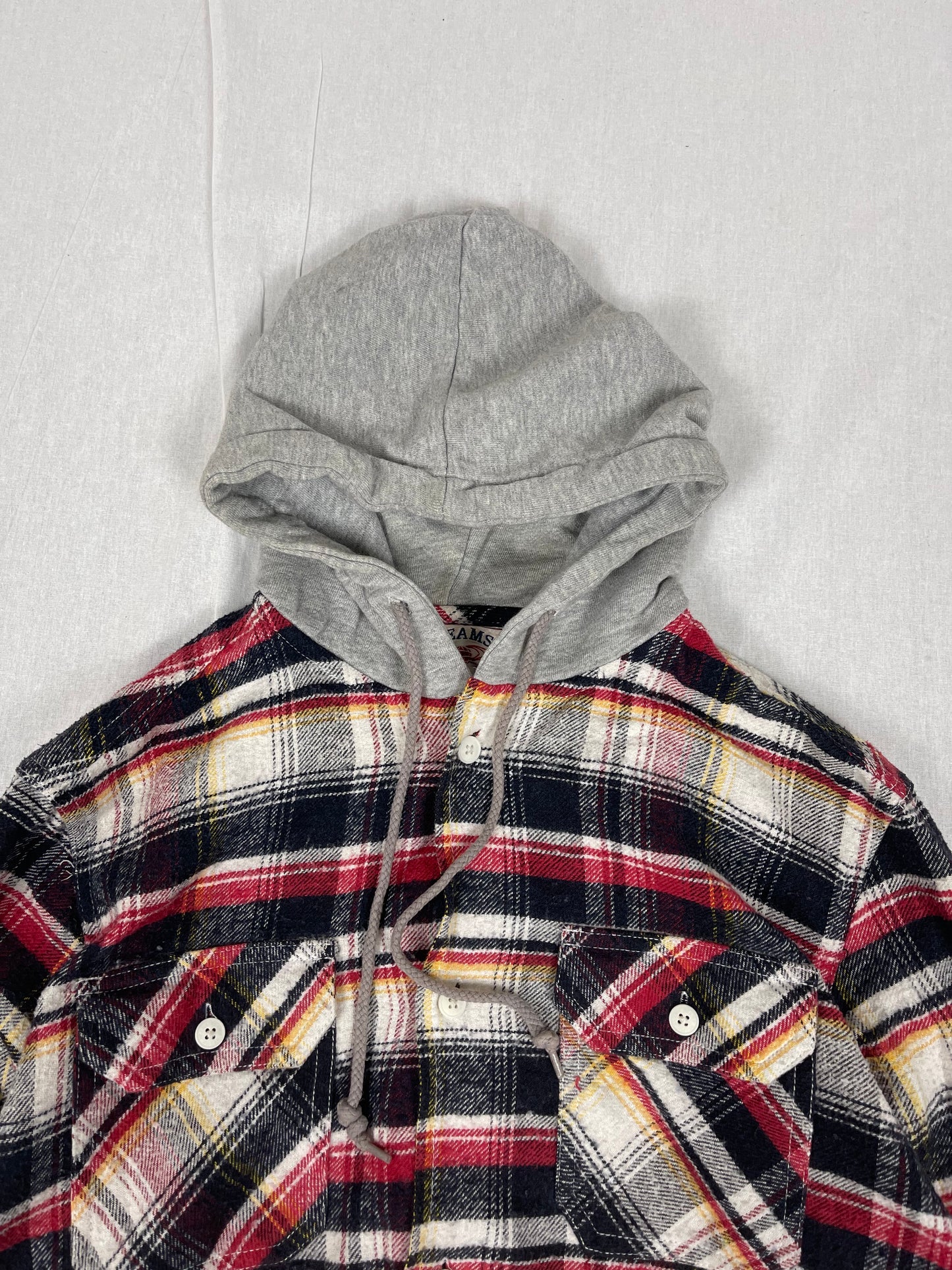 Beams flanell Hoodie (M)