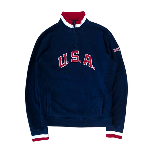 USA Polo Sport half zip Sweater (M)