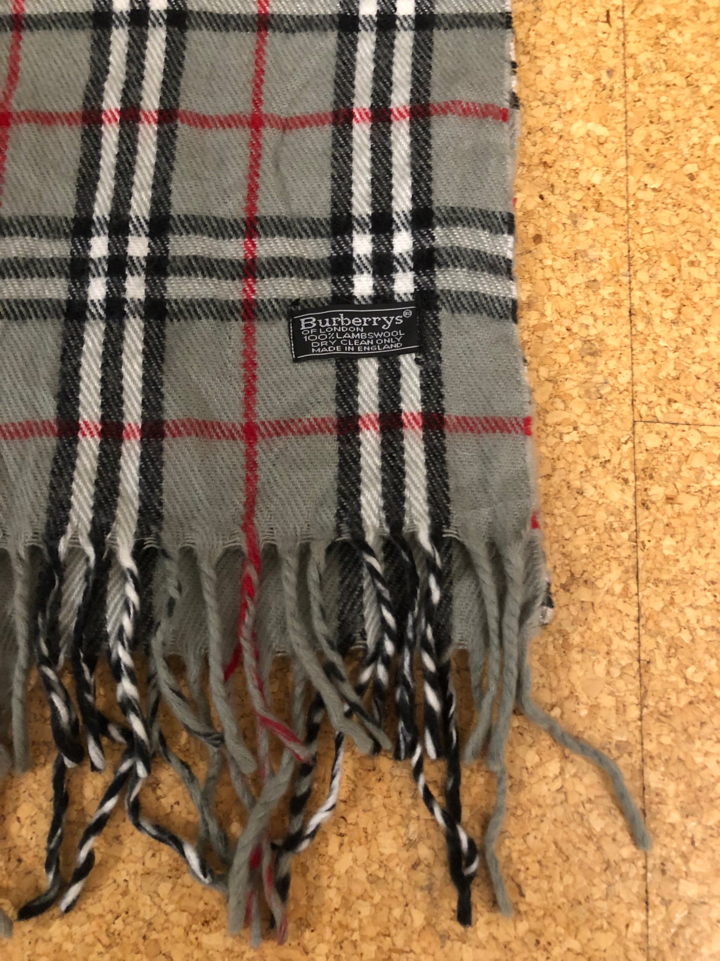 Vintage Burberry scarf