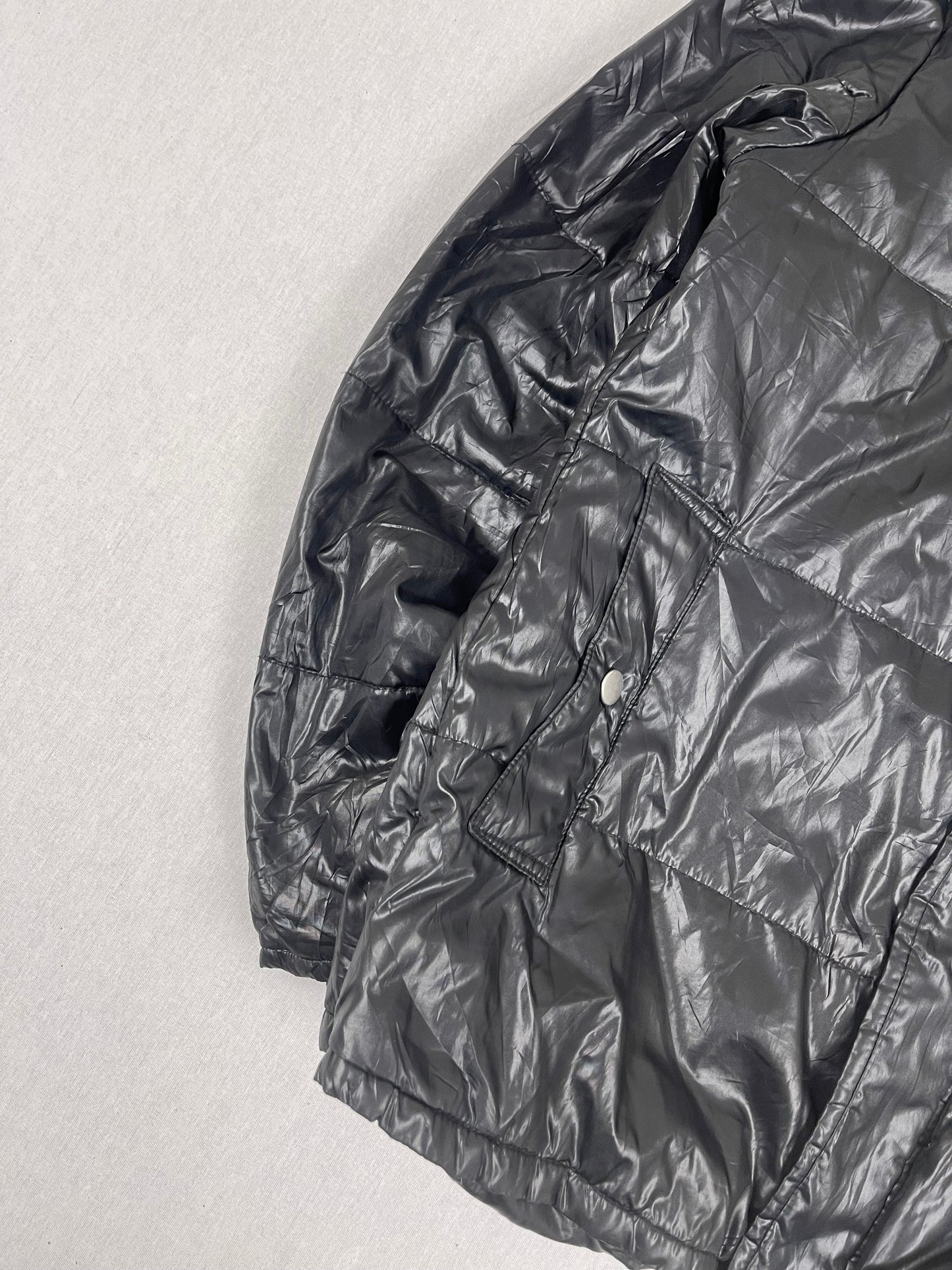 2000s Ppfm Puffer fur Jacket (M)