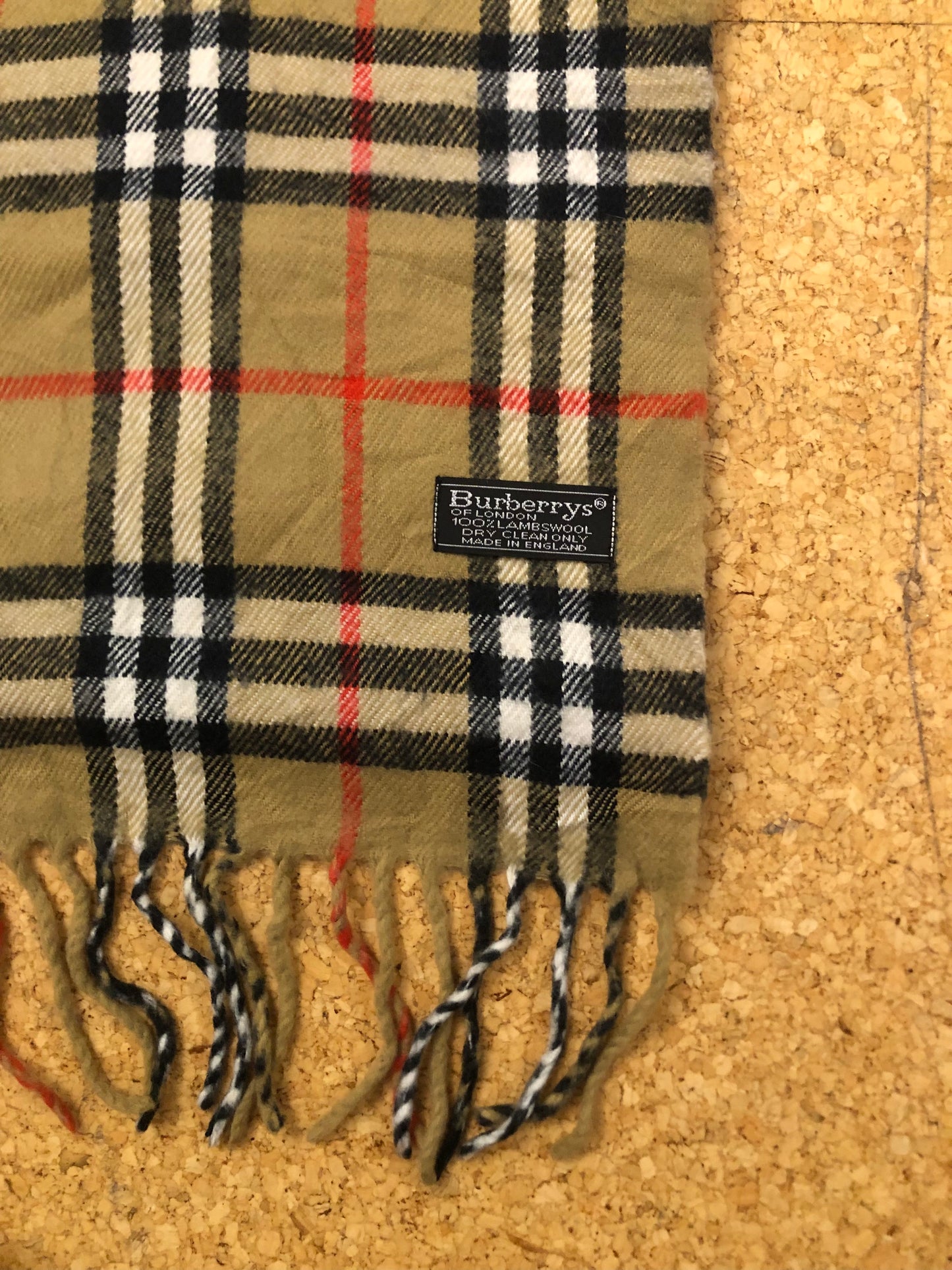 Vintage Burberry scarf