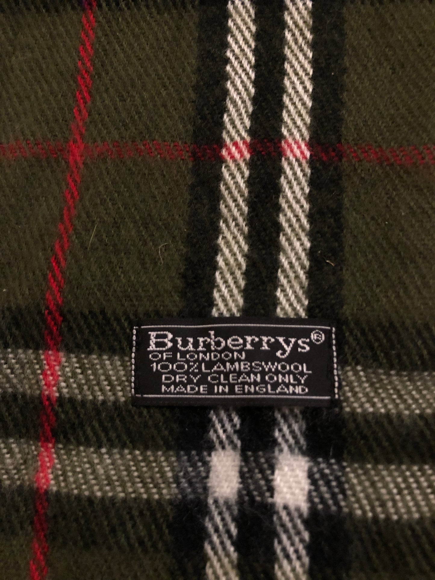 Vintage Burberry scarf