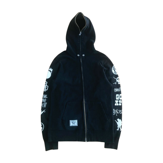 Vintage bape x stüssy fullzip (s)