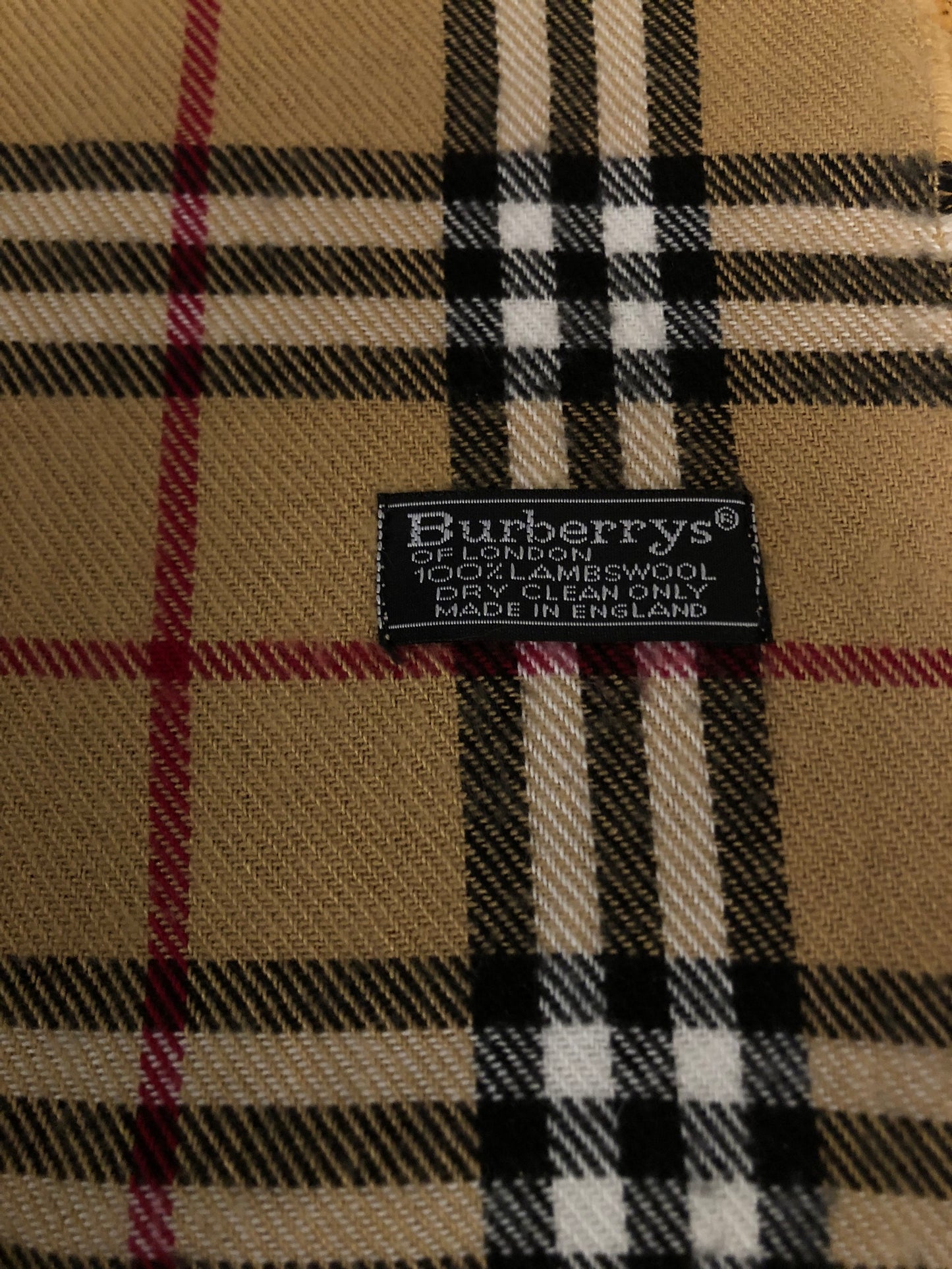 Vintage Burberry scarf