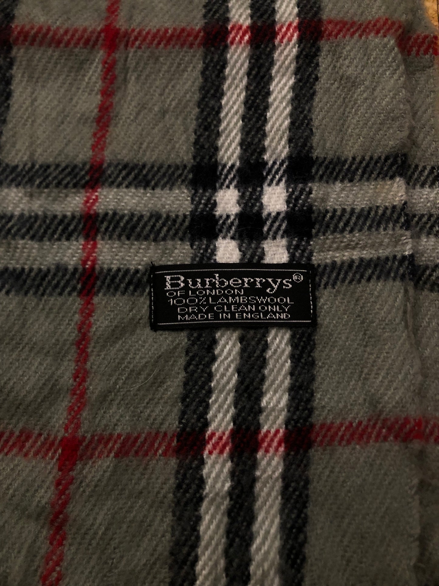 Vintage Burberry scarf