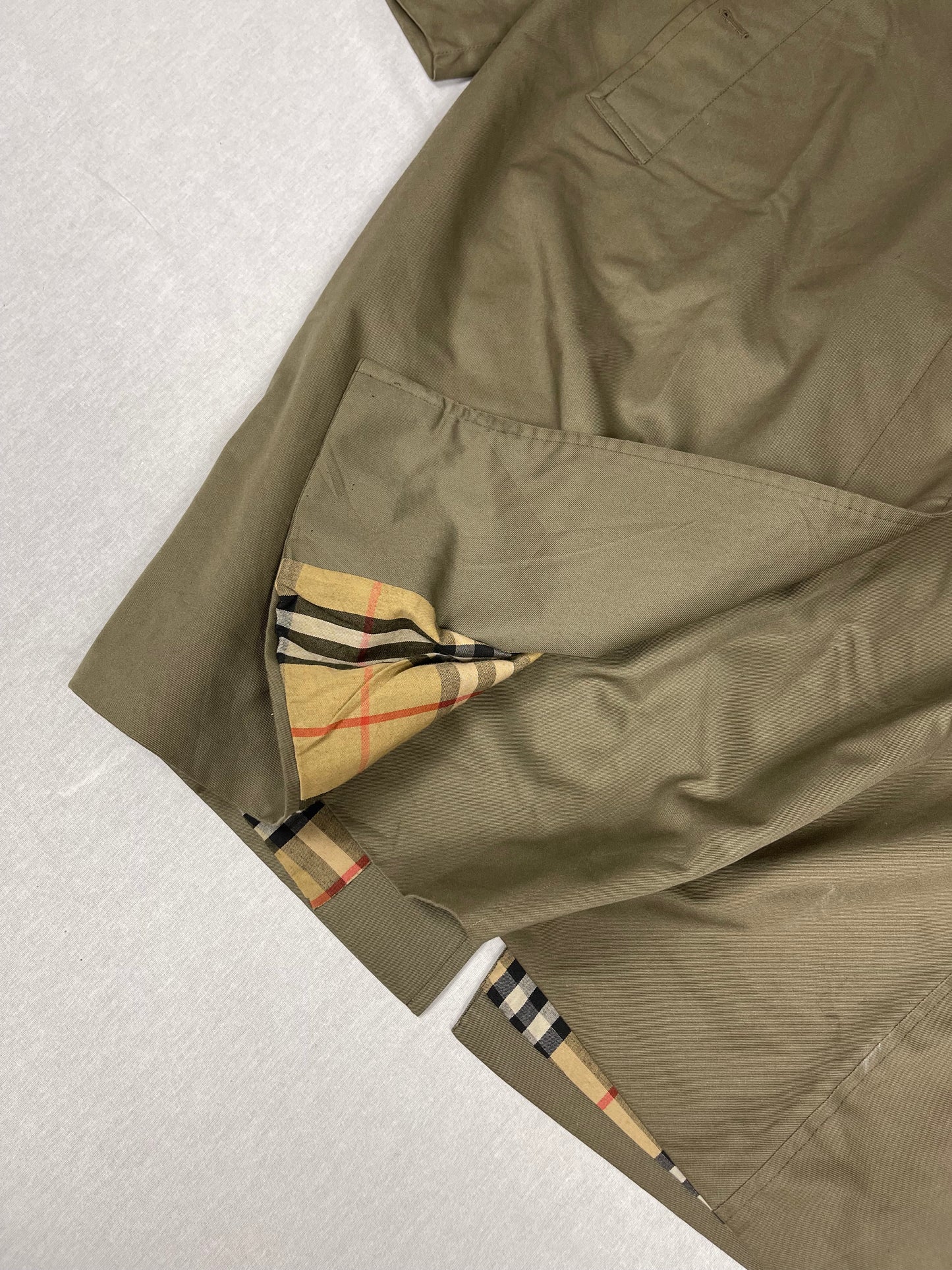 Burberry Nova Check Long Coat (M)