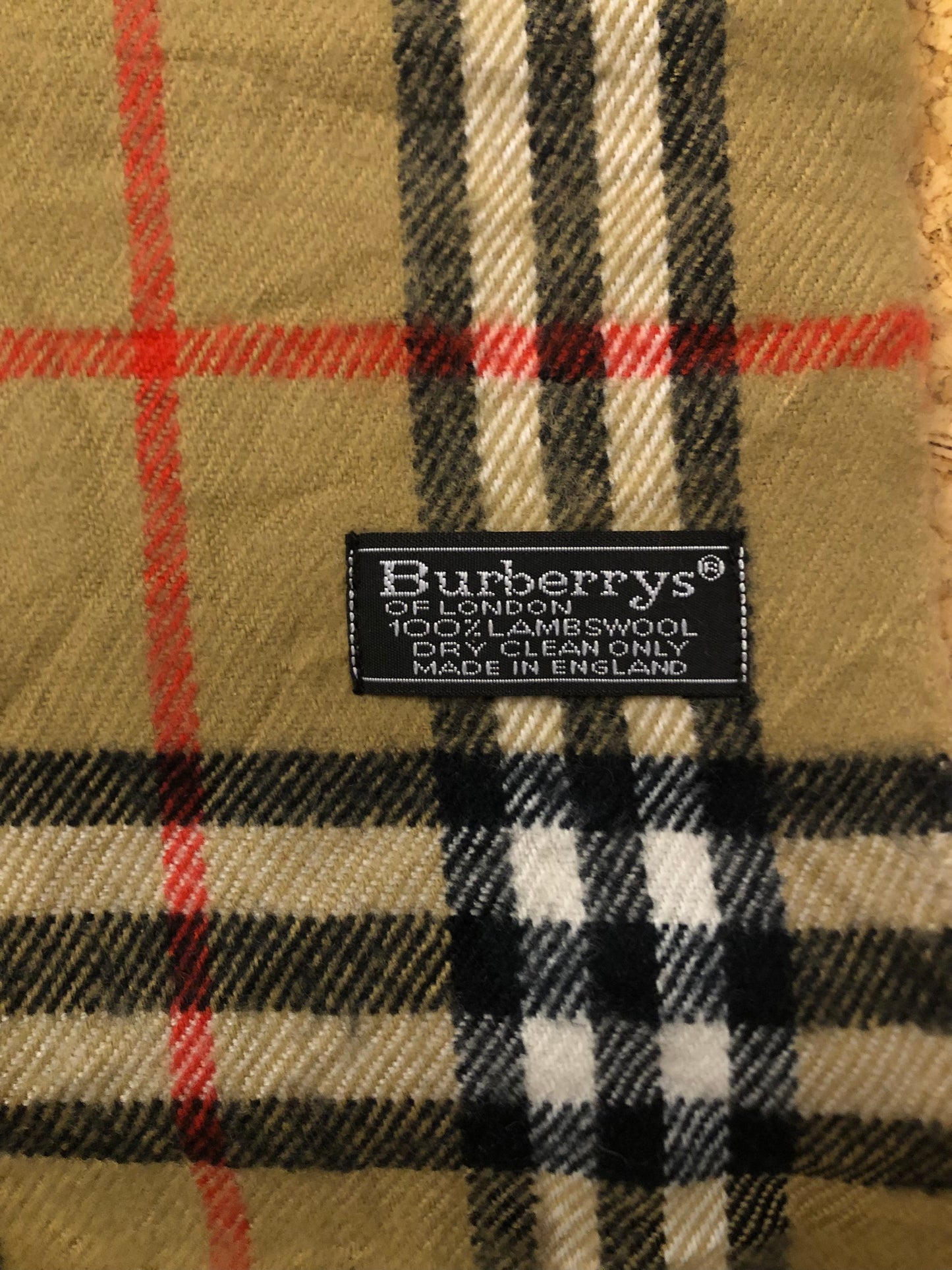 Vintage Burberry scarf