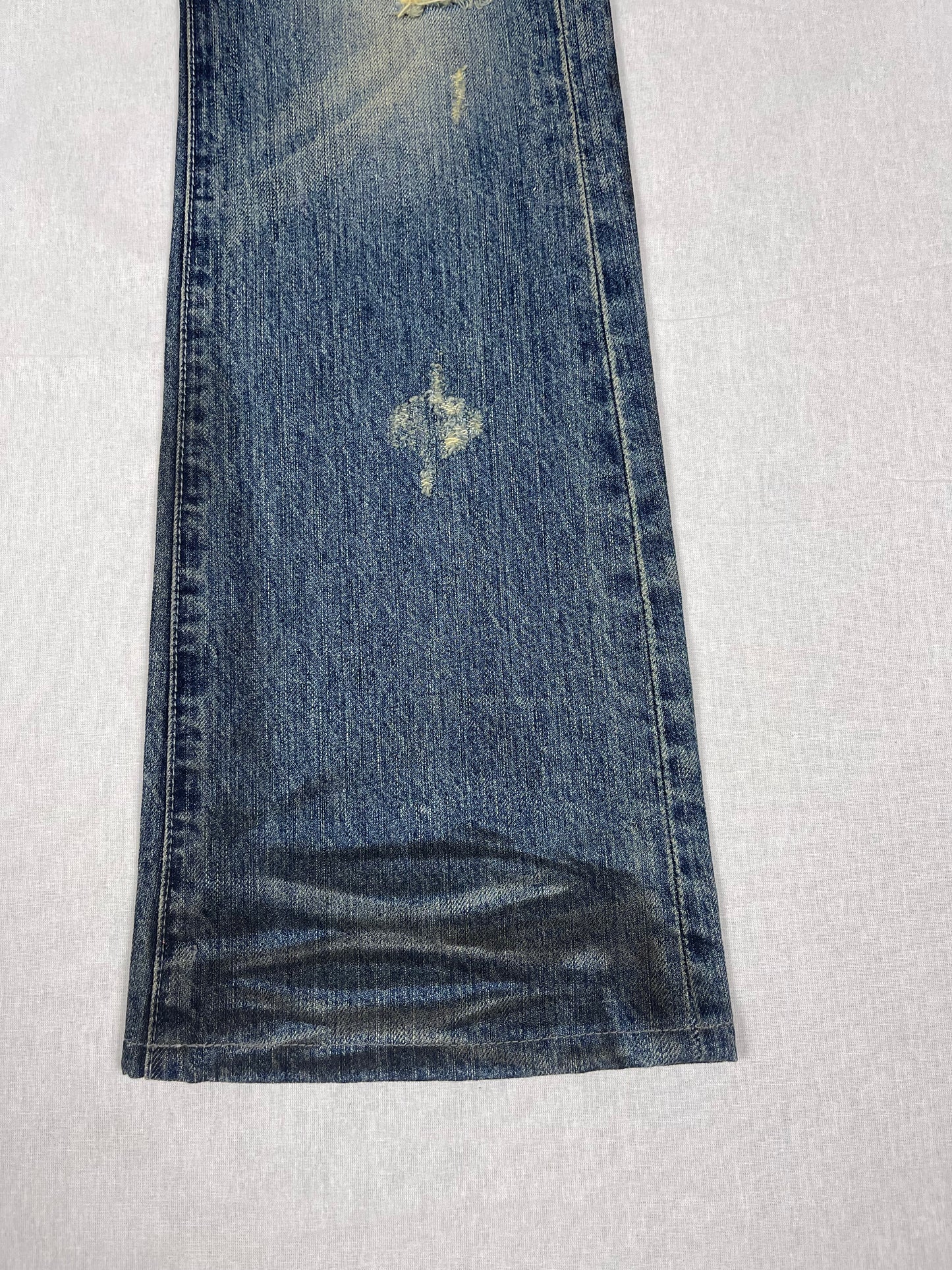 Japanese cavaria faded bootcut denim (W30/ M)