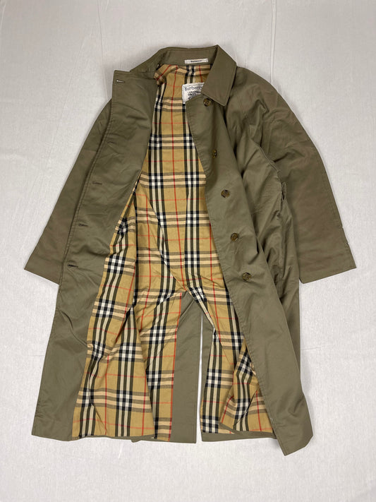 Burberry Nova Check Long Coat (M)