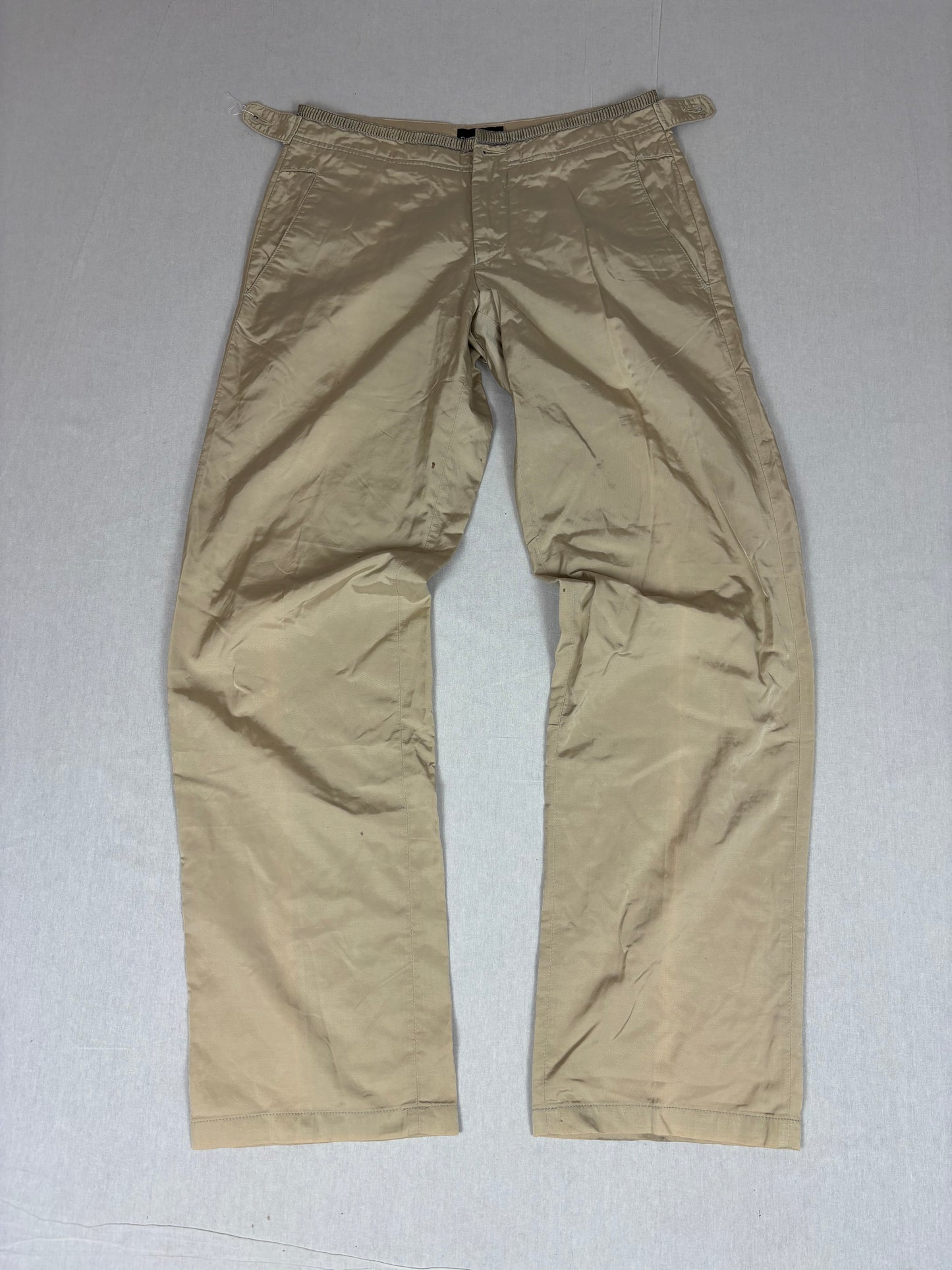 2000s Emporio Armani golden Pants (W30)