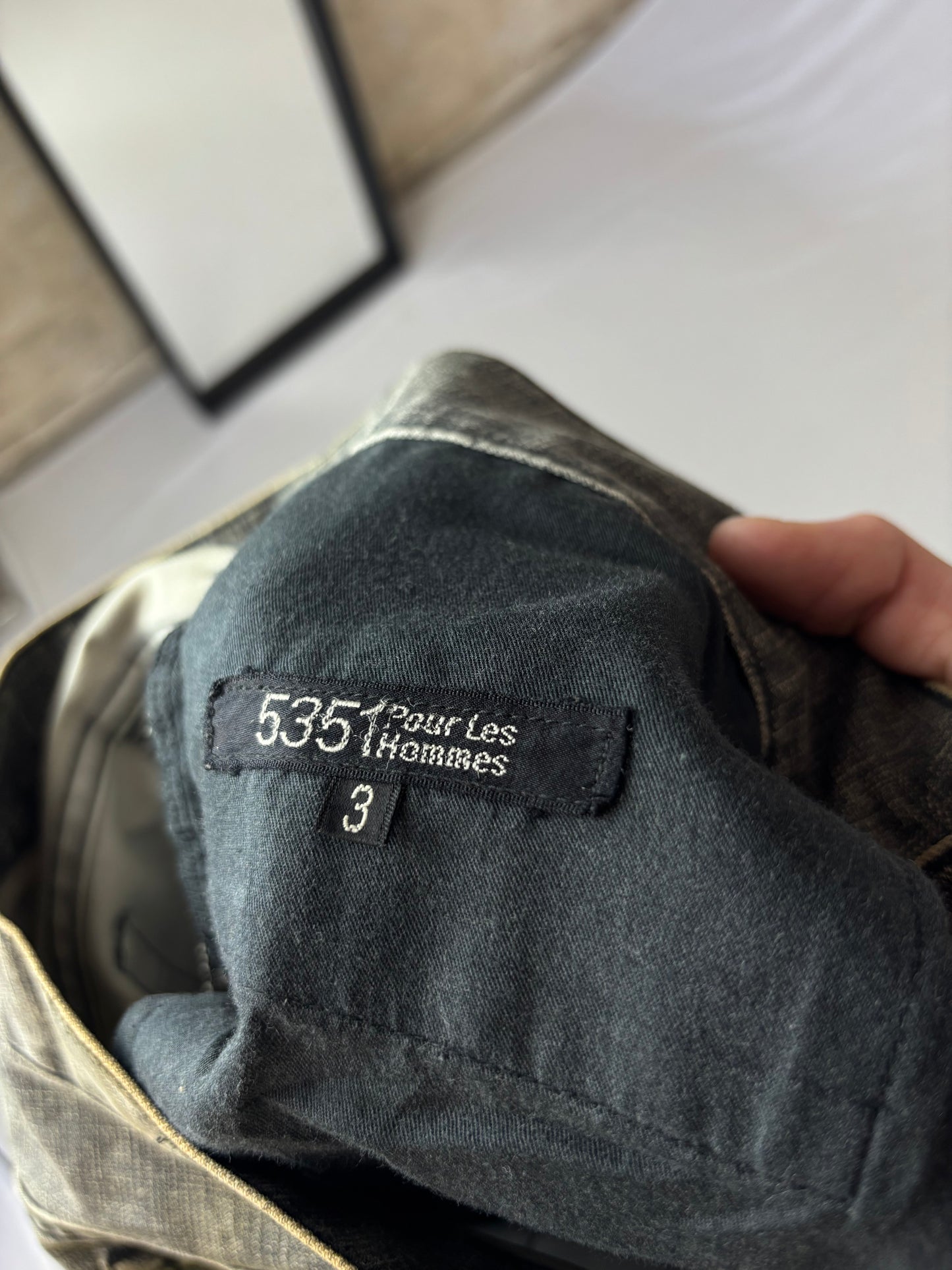 2000s 5351 pour les hommes panelled pants (w30)