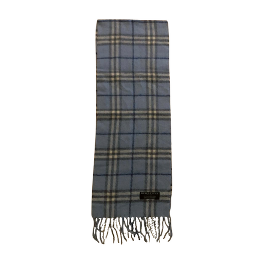 Vintage Burberry scarf light blue