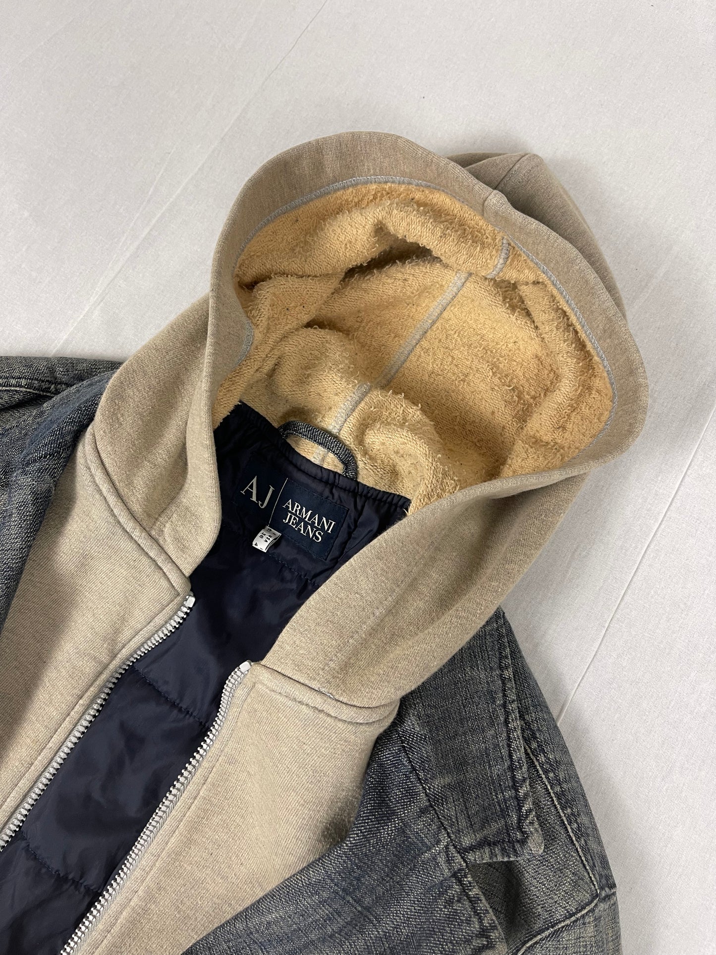 Armani layered denim Jacket (l-xl)