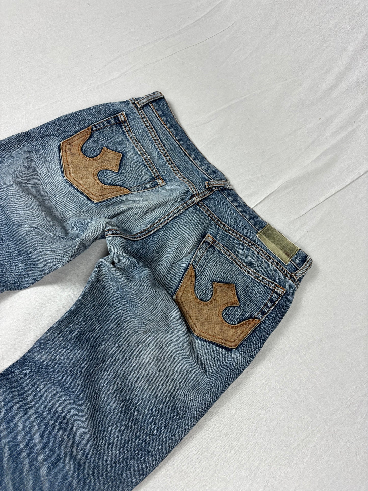 Ppfm distressed straight leg Jeans (w34)