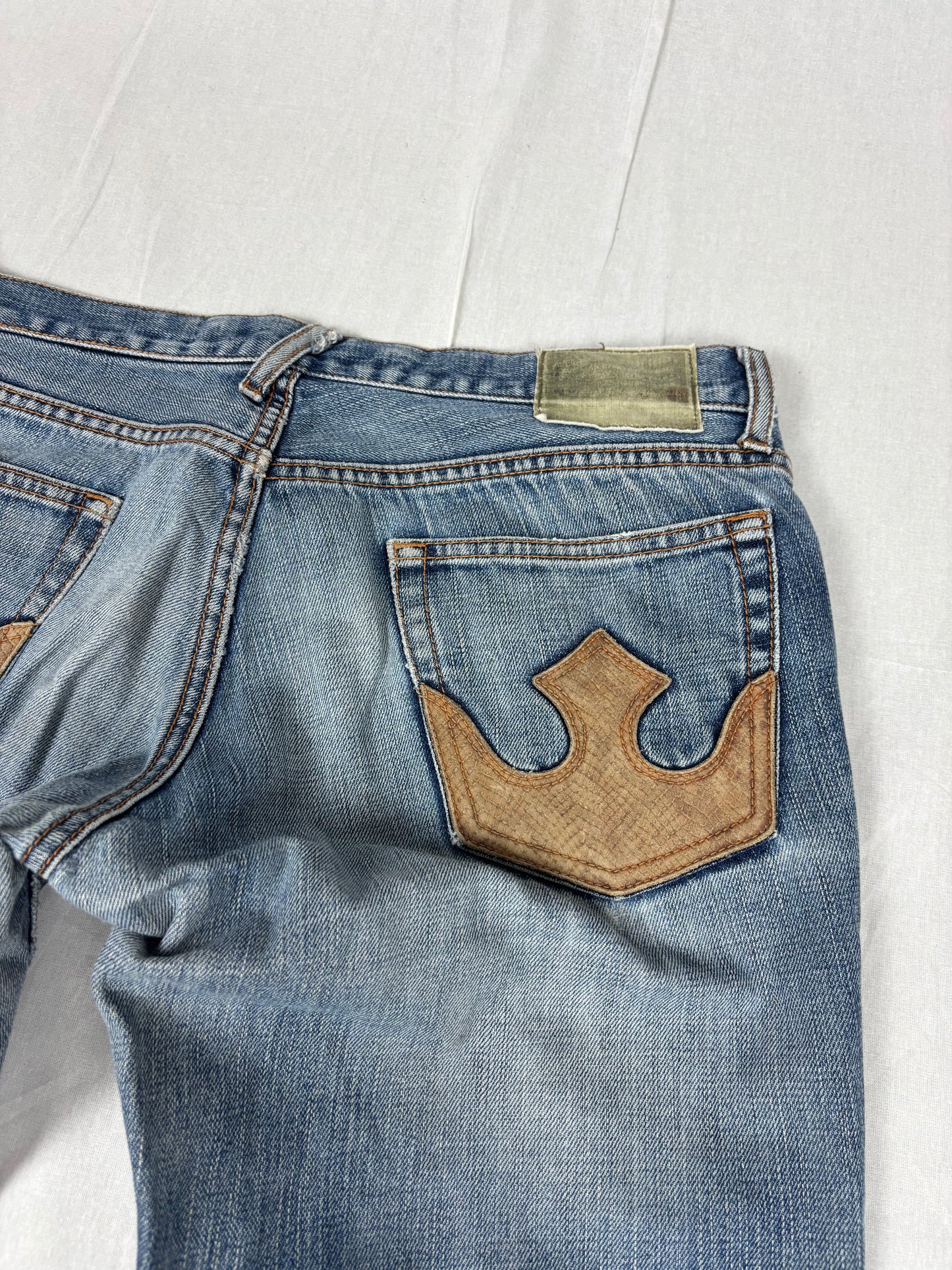 Ppfm distressed straight leg Jeans (w34)