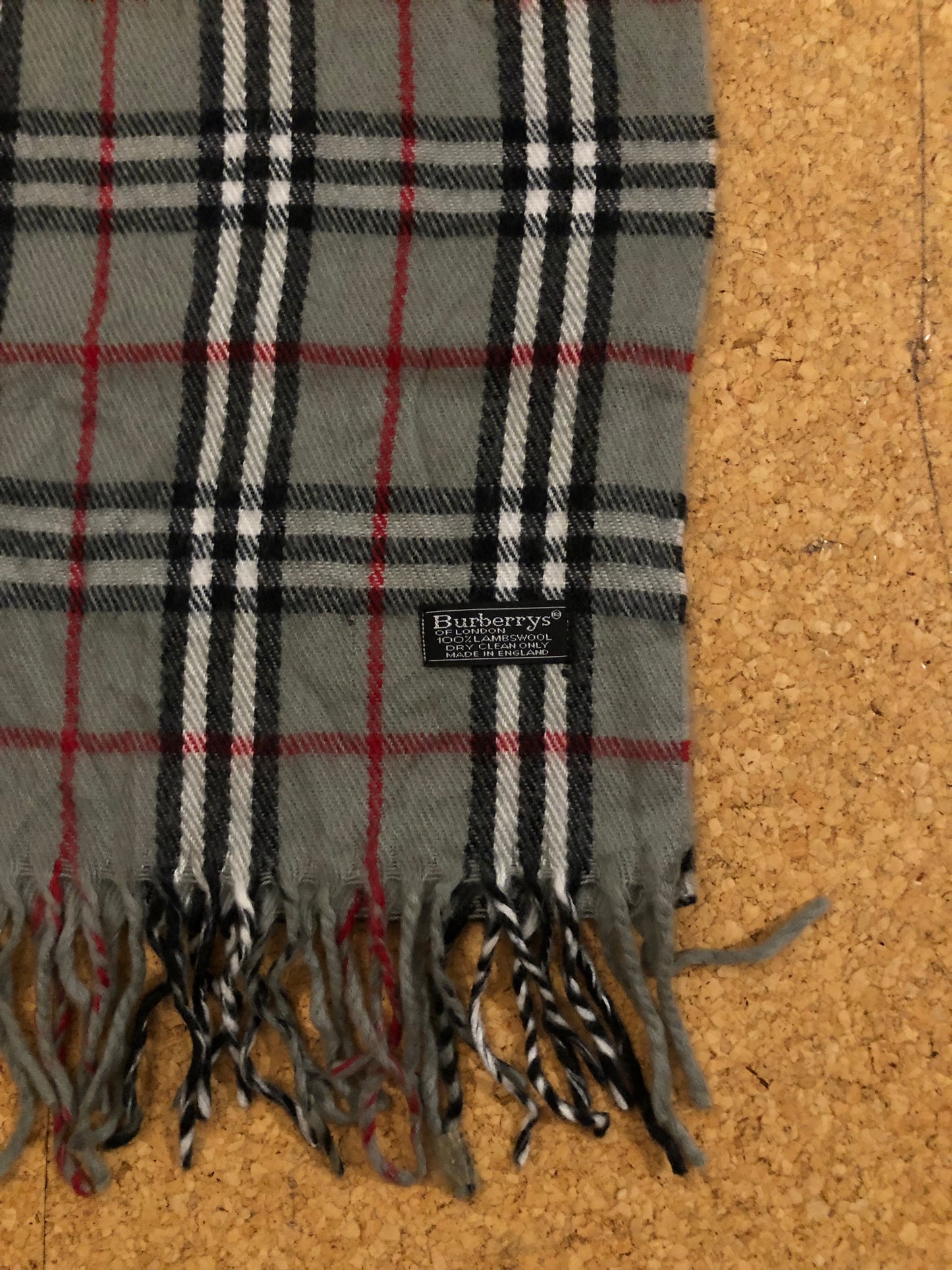 Vintage Burberry scarf