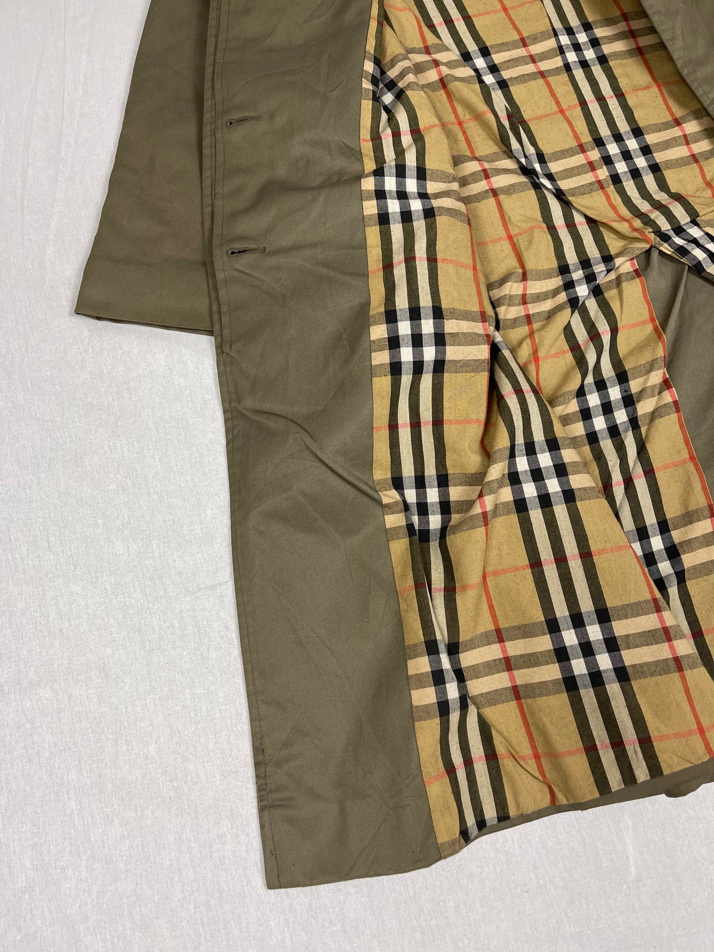 Burberry Nova Check Long Coat (M)