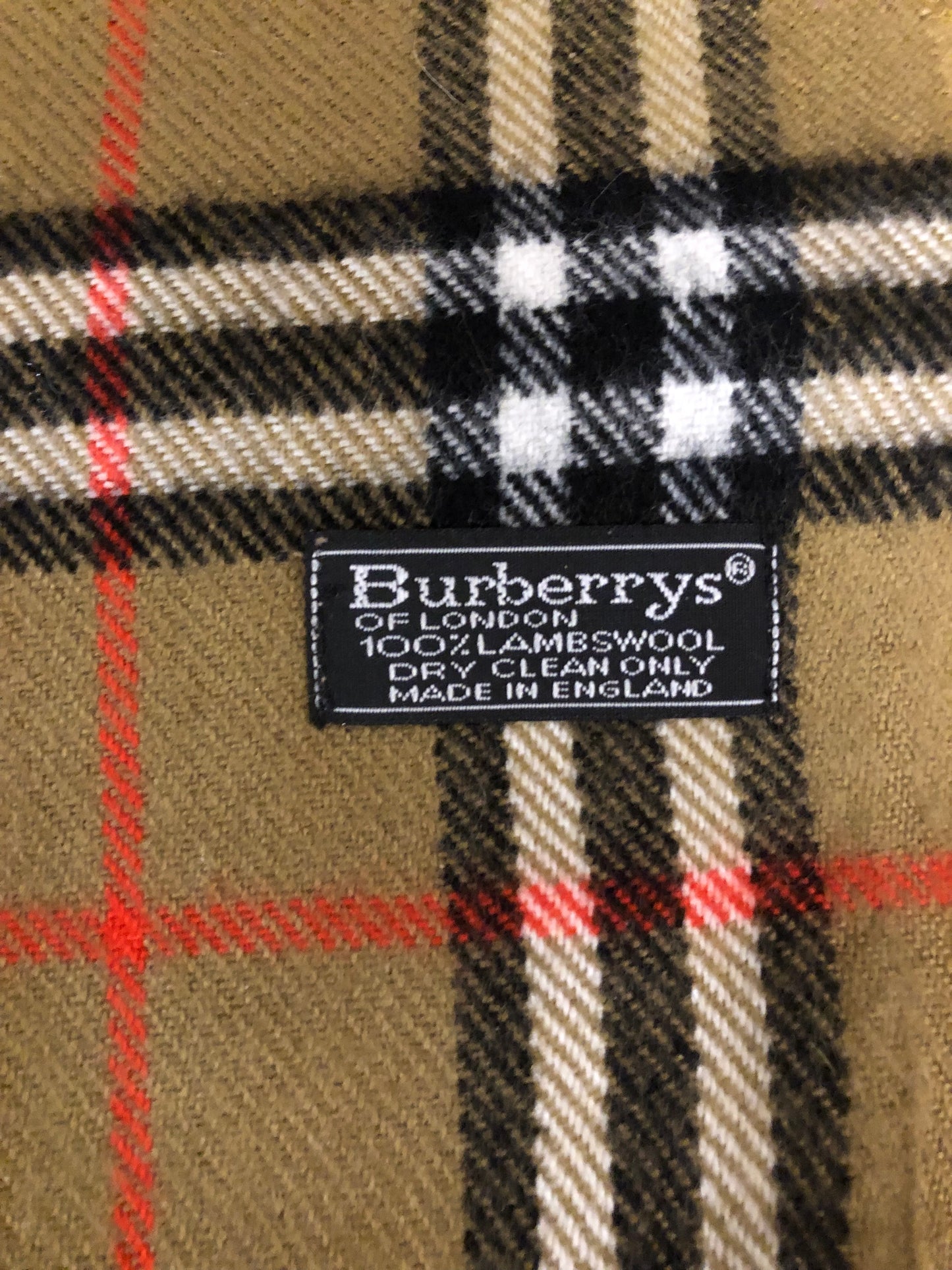 Vintage Burberry scarf