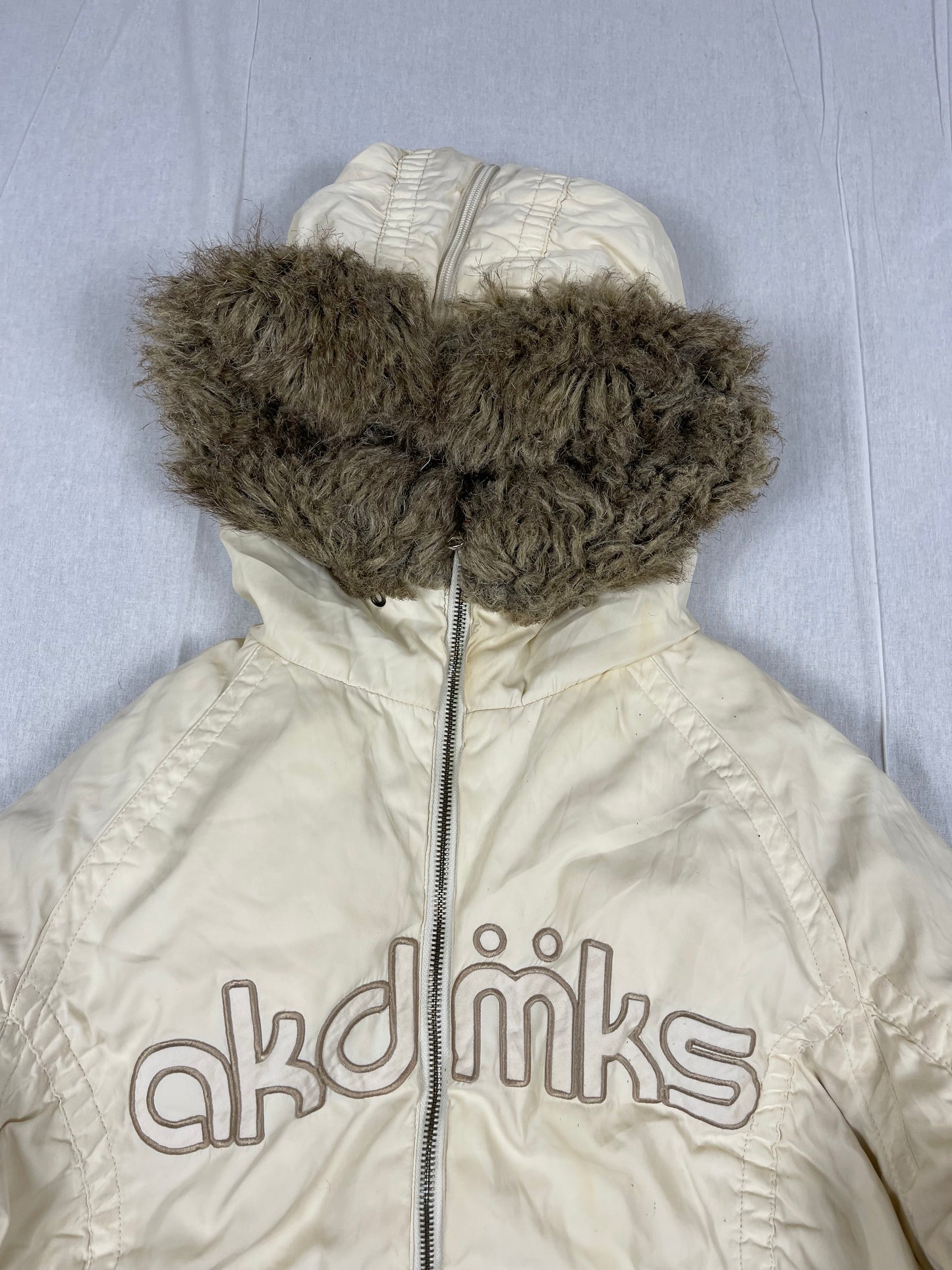 Akademiks Fur Hooded Jacket (S-XS Woman)