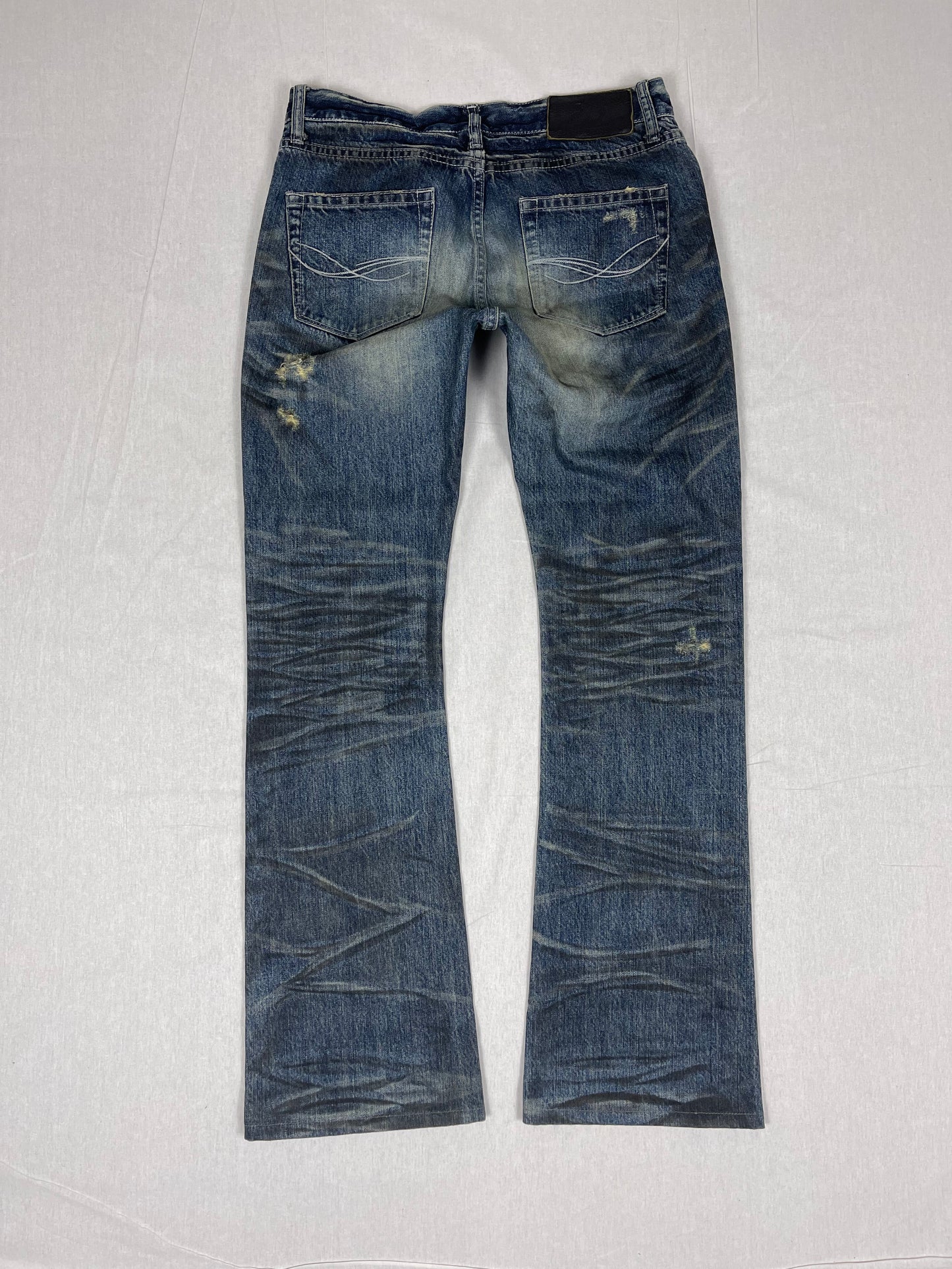 Japanese cavaria faded bootcut denim (W30/ M)