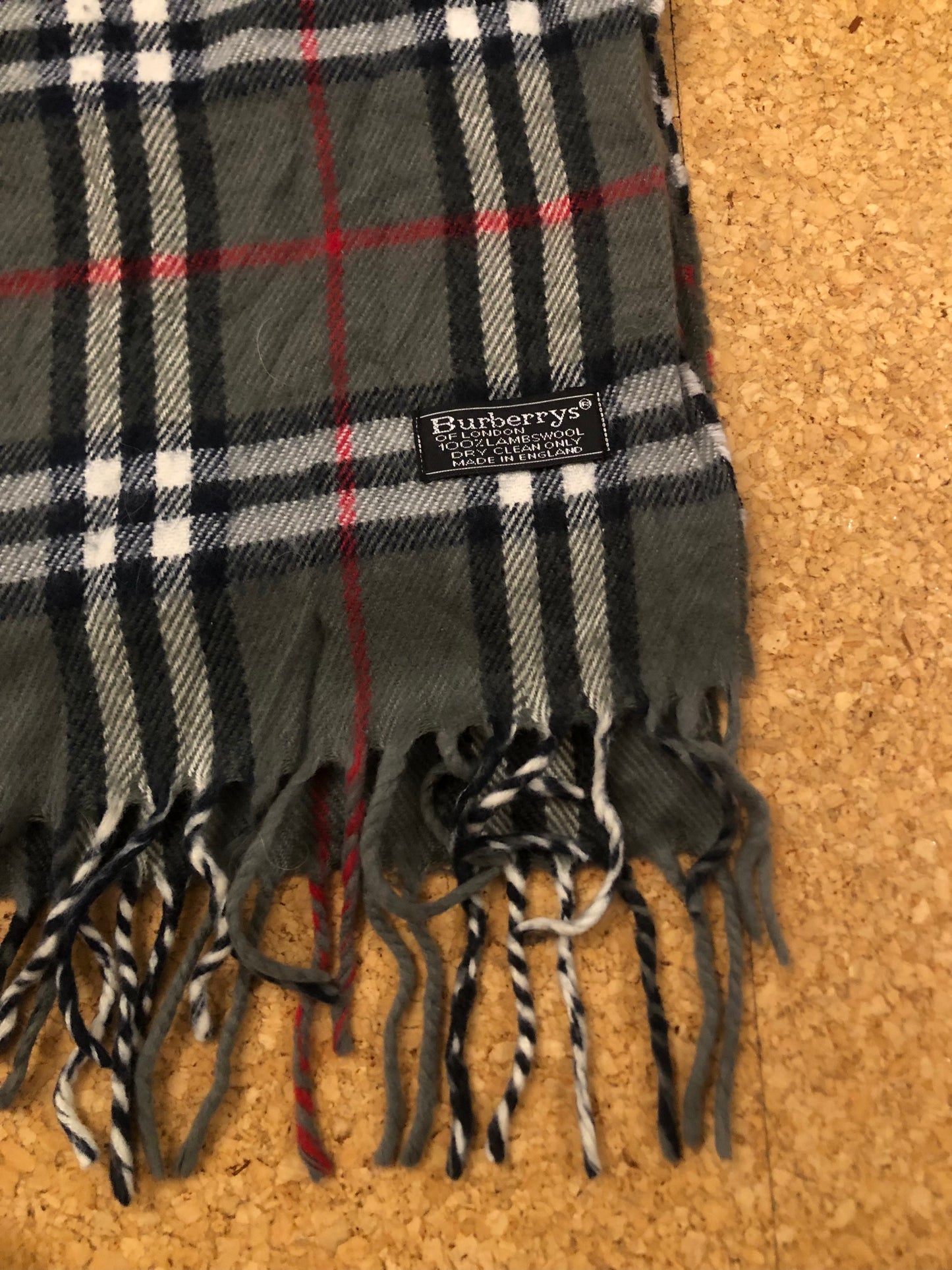 Vintage Burberry scarf