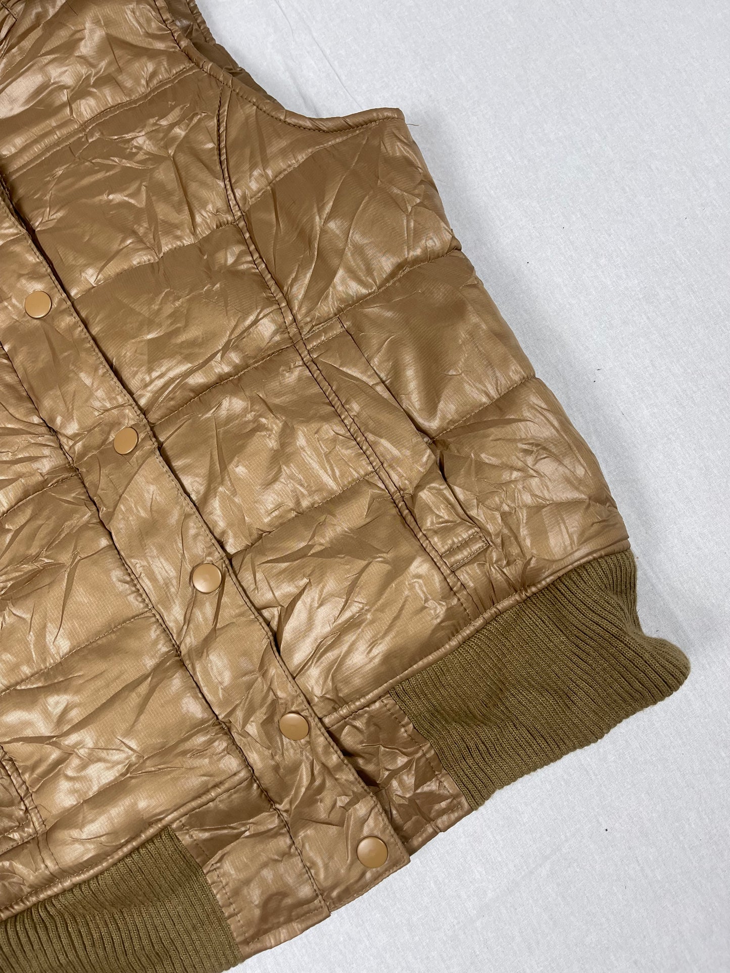 Y2k Weste mit fellkapuze Woman (s)